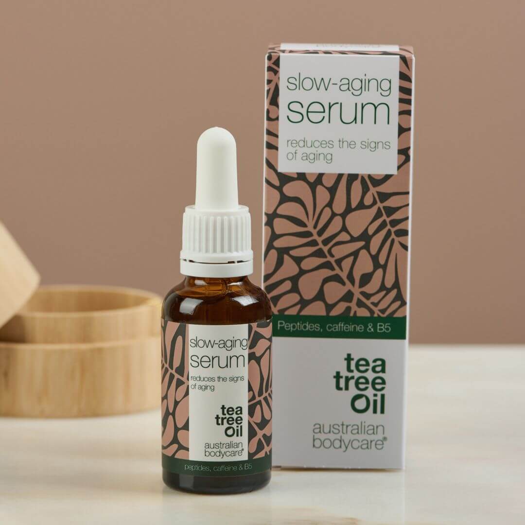 4er Paket mit Anti–Age Produkten für reife Haut (50+) - Anti–Age Serum, Peeling Serum, Reinigung und Gesichtscreme gegen Falten