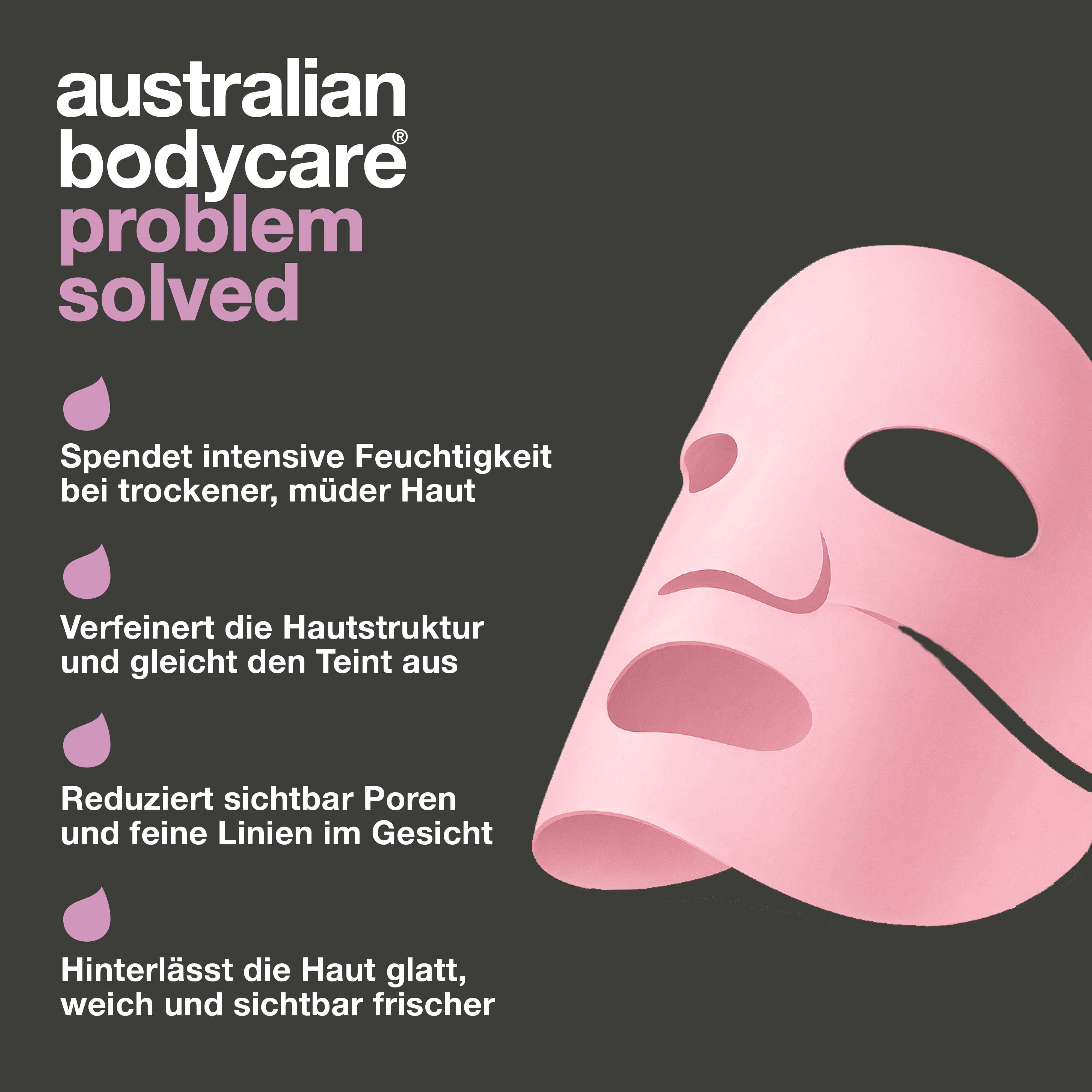Vitamin B12 Kollagenmaske bei trockener und müder Haut — Vitamin B12 Kollagenmaske für trockene, matte Haut. Mit B12, Niacinamid, Peptiden, Kollagen und Hyaluronsäure für Feuchtigkeit und Straffung.