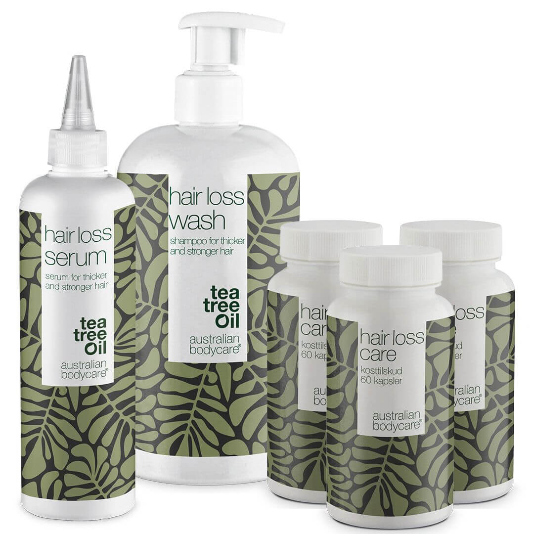 XL Paket gegen Haarausfall & Haarvitamine - 5 Haarausfallprodukte mit Biotin für dünner werdendes Haar