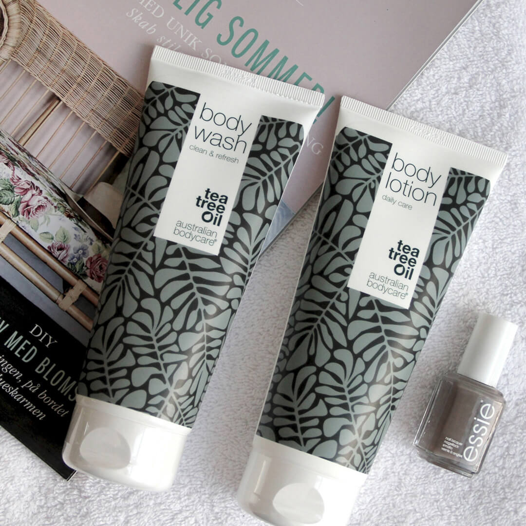 Teebaumöl Body Lotion - Körperlotion bei Unreiner & Trockener Haut, Pickeln, Juckreiz, Schweißgeruch