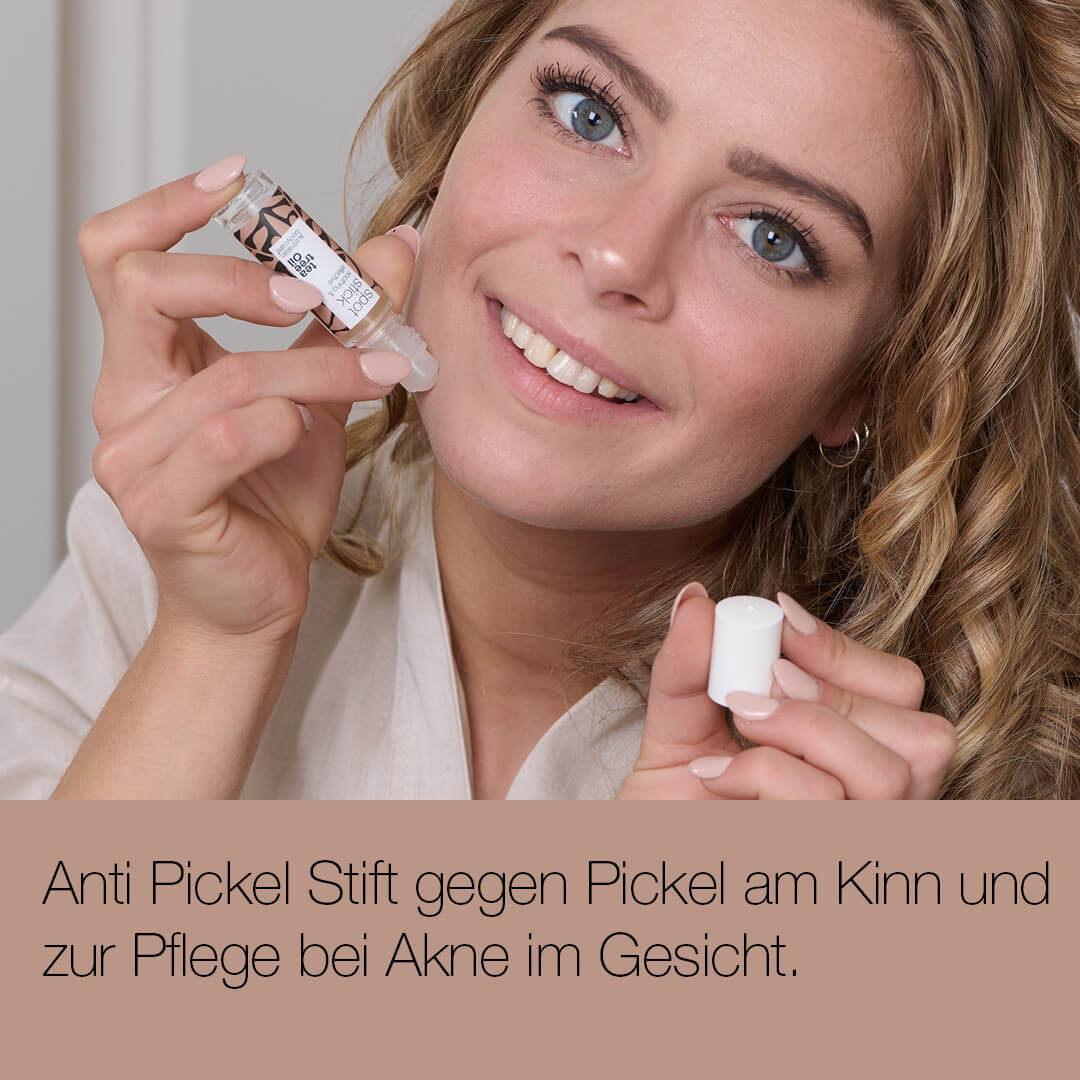 Anti Pickel Stift mit Teebaumöl - Pickelstift mit Teebaumöl | Gegen Pickel am Kinn und zur Pflege bei Akne im Gesicht