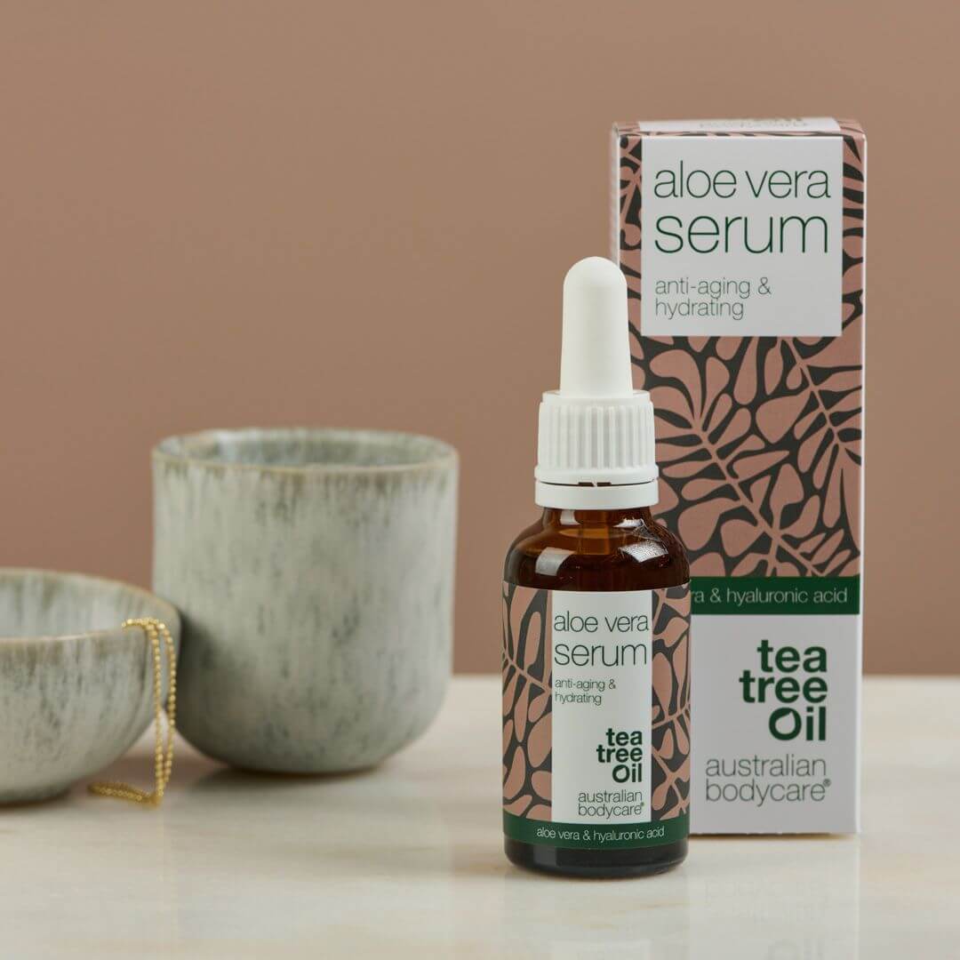 Set für Falten und dehydrierte Haut - 3 Anti–Aging Produkte für trockene Haut: Gesichtsreinigung, Aloe Vera Serum und Creme