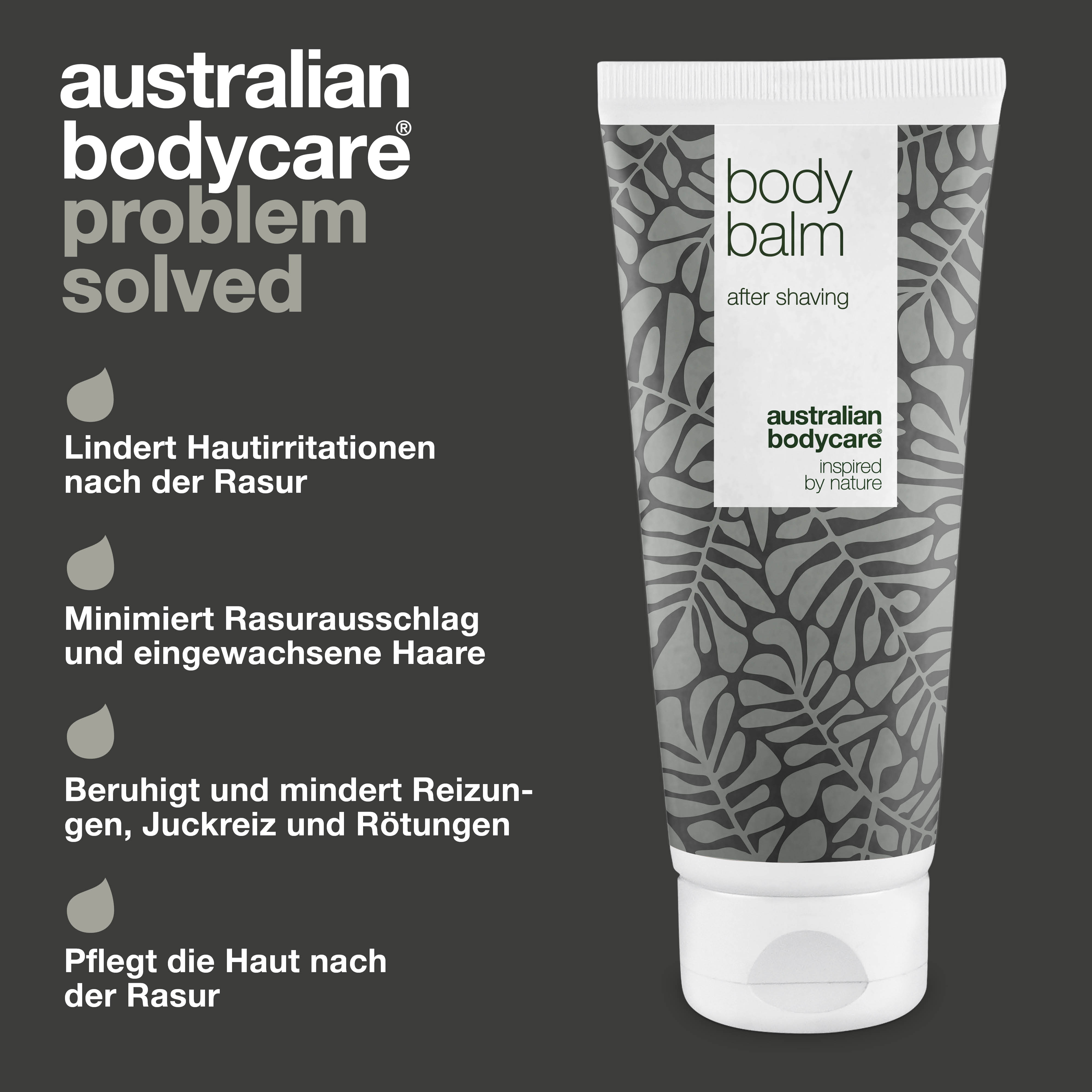 After Shave Balsam gegen Rasierpickel nach der Rasur — Pflegende Aftershave Lotion gegen Hautreizungen nach der Rasur