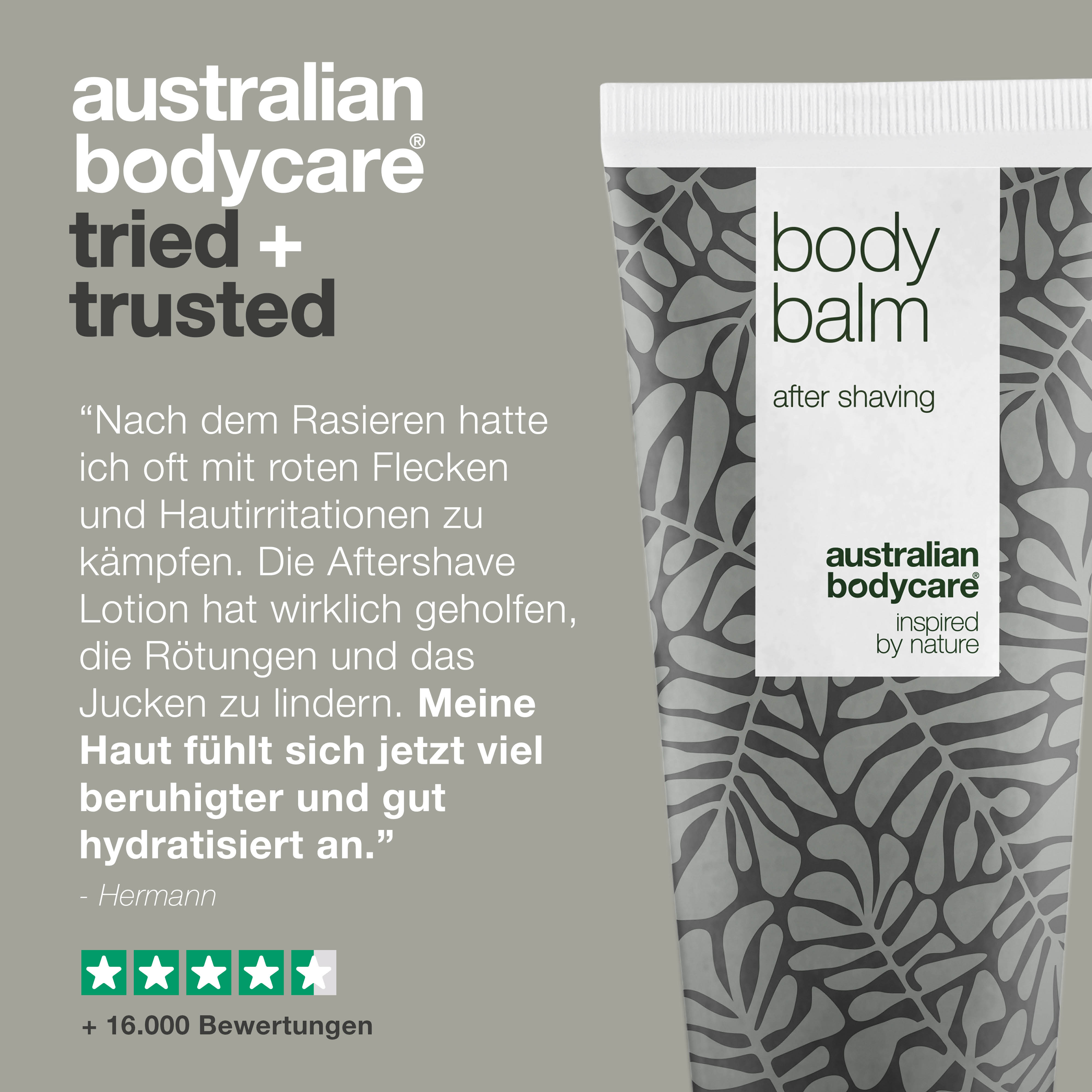 After Shave Balsam gegen Rasierpickel nach der Rasur — Pflegende Aftershave Lotion gegen Hautreizungen nach der Rasur