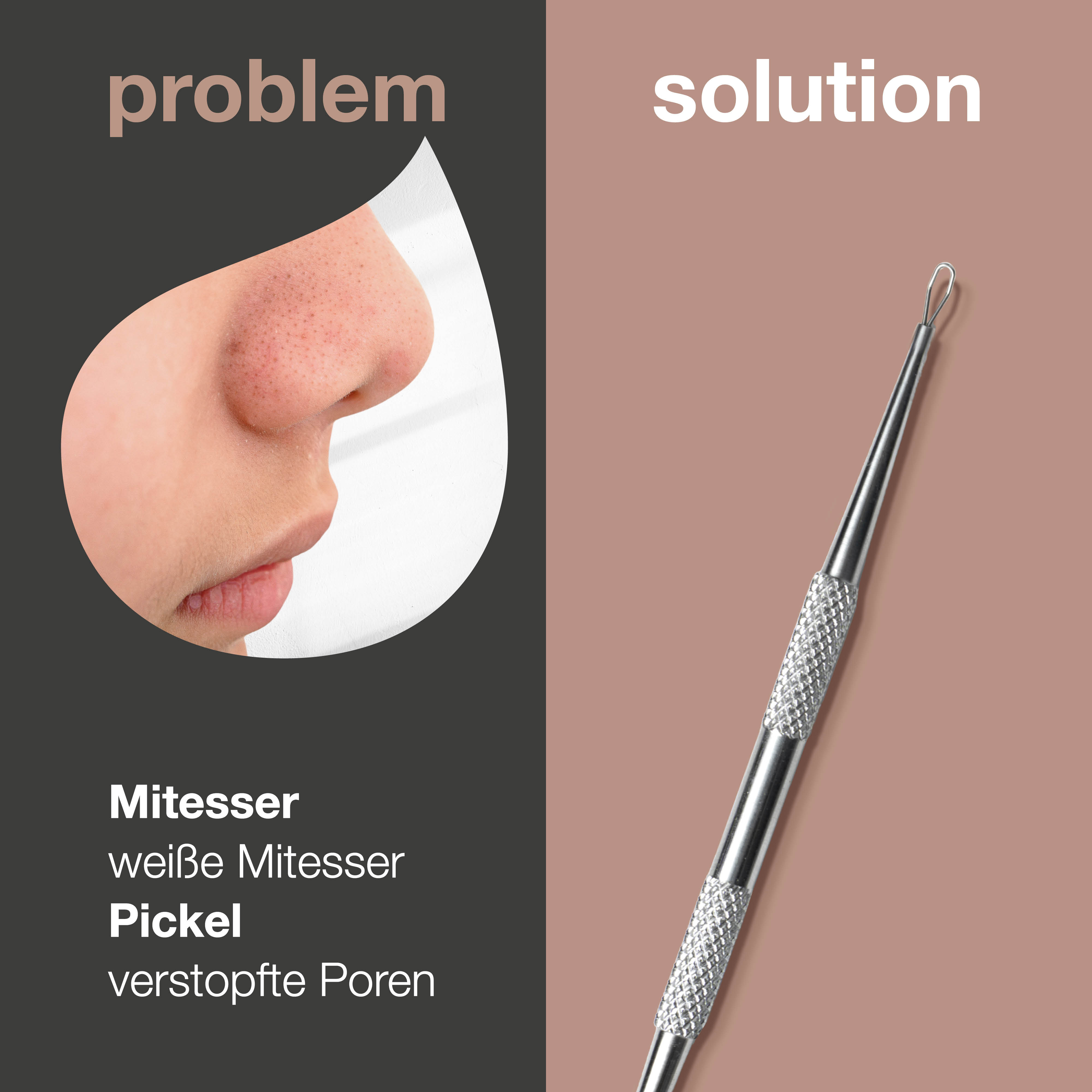 Mitesserentferner für Pickel und unreine Haut