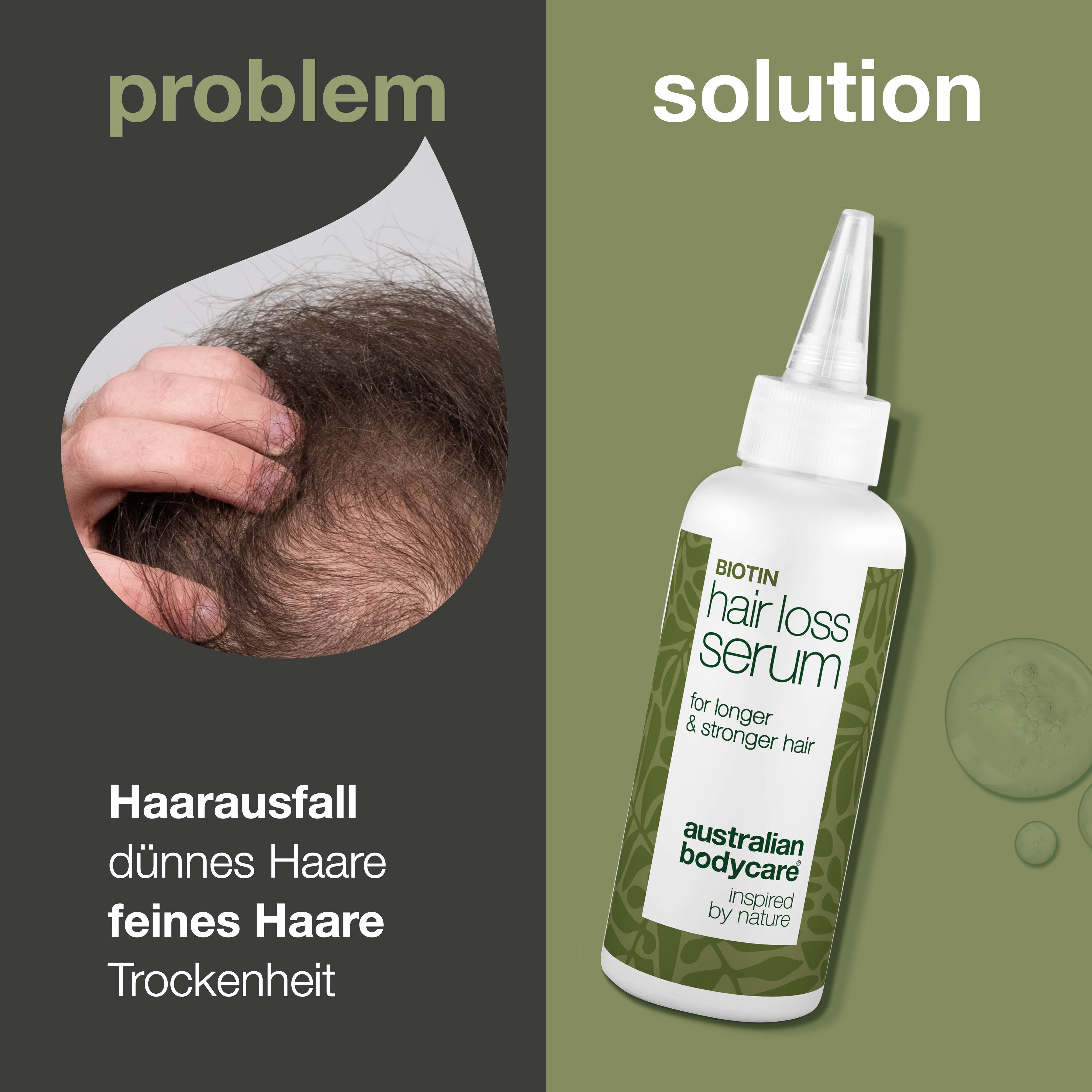 Serum bei Haarausfall — Pflegeserum bei Haarausfall und Ausdünnung