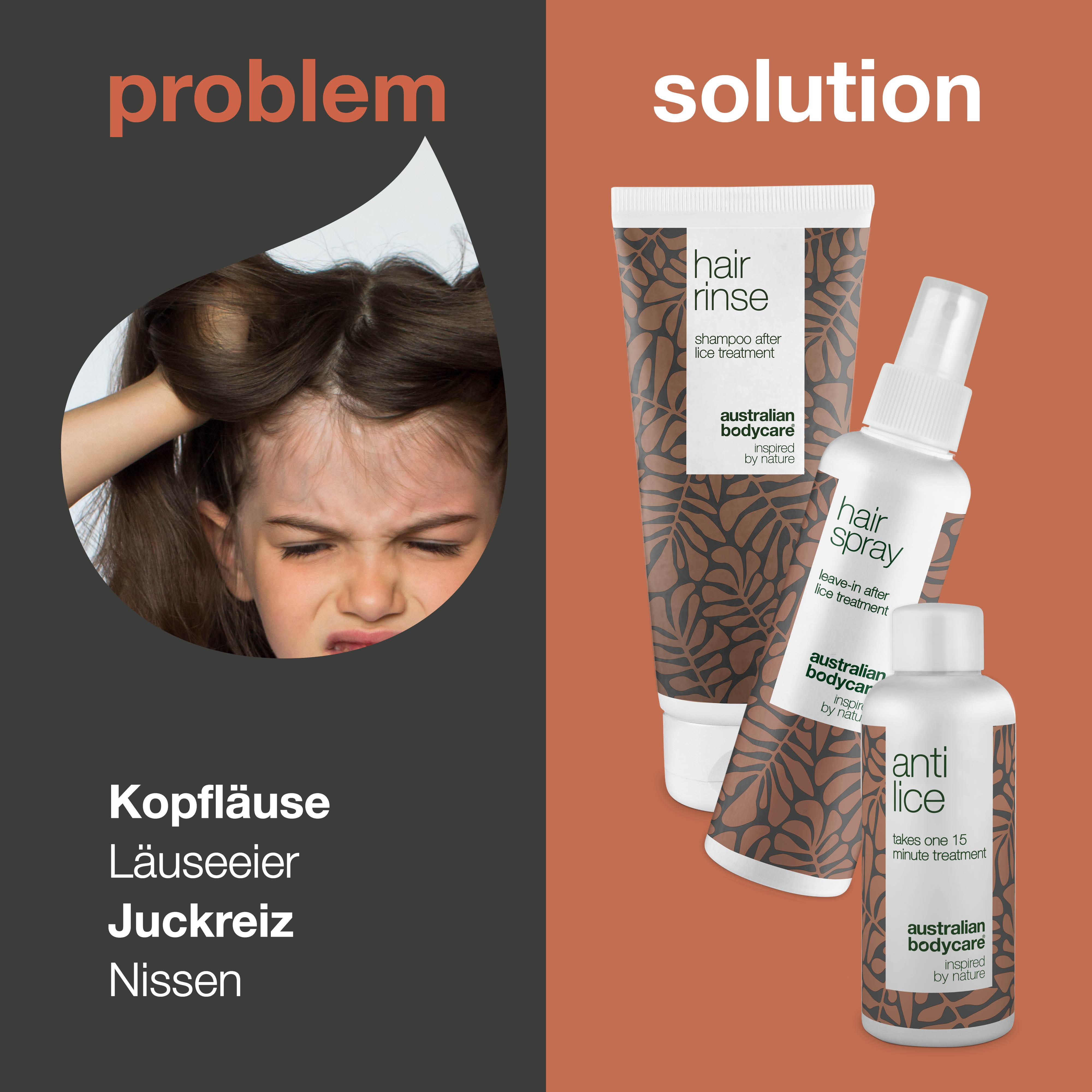 Anti Kopfläuse 3er Set — 3 Produkte gegen Kopfläuse für die ganze Familie