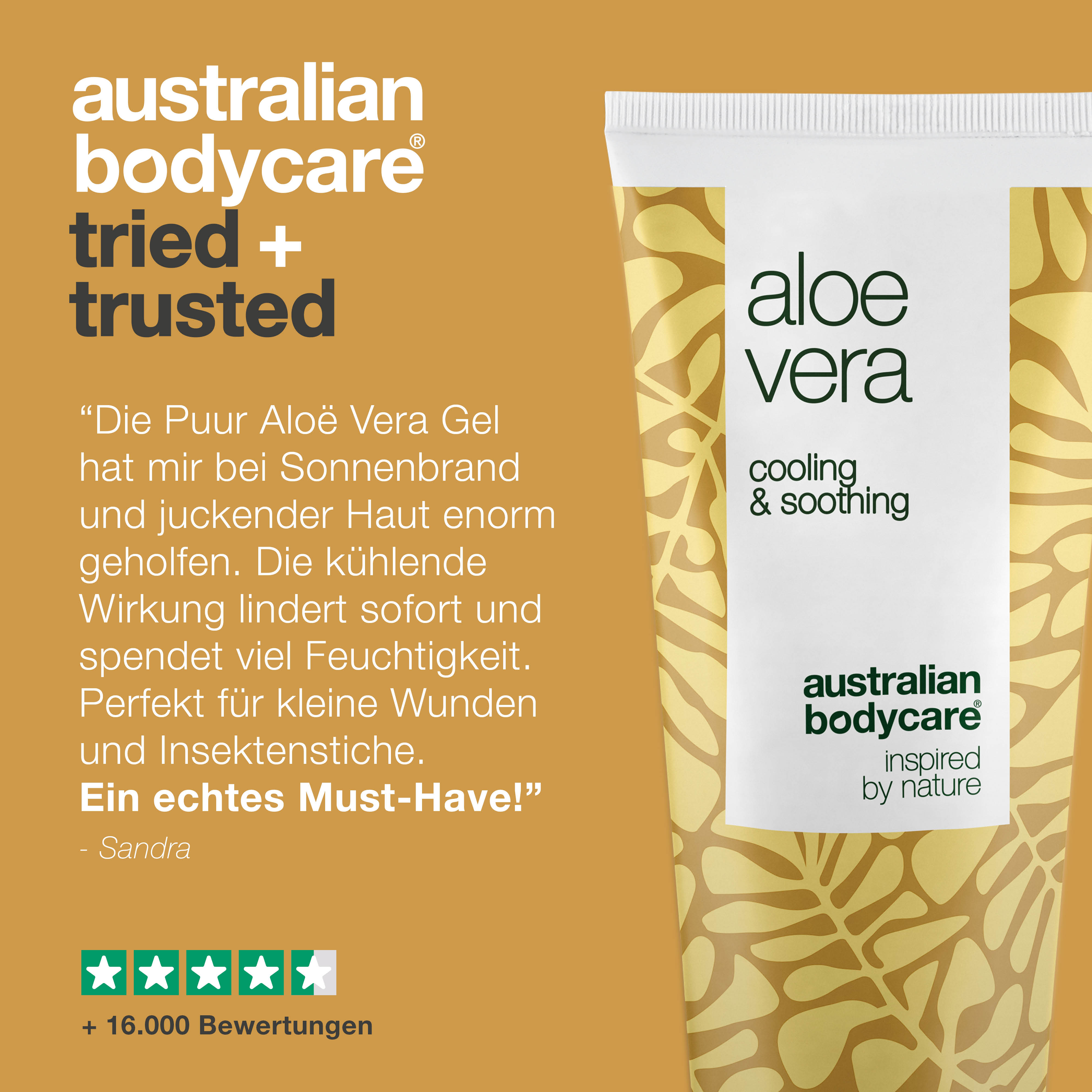 Aloe Vera Gel – Feuchtigkeitspflege für trockene und sonnenstrapazierte Haut