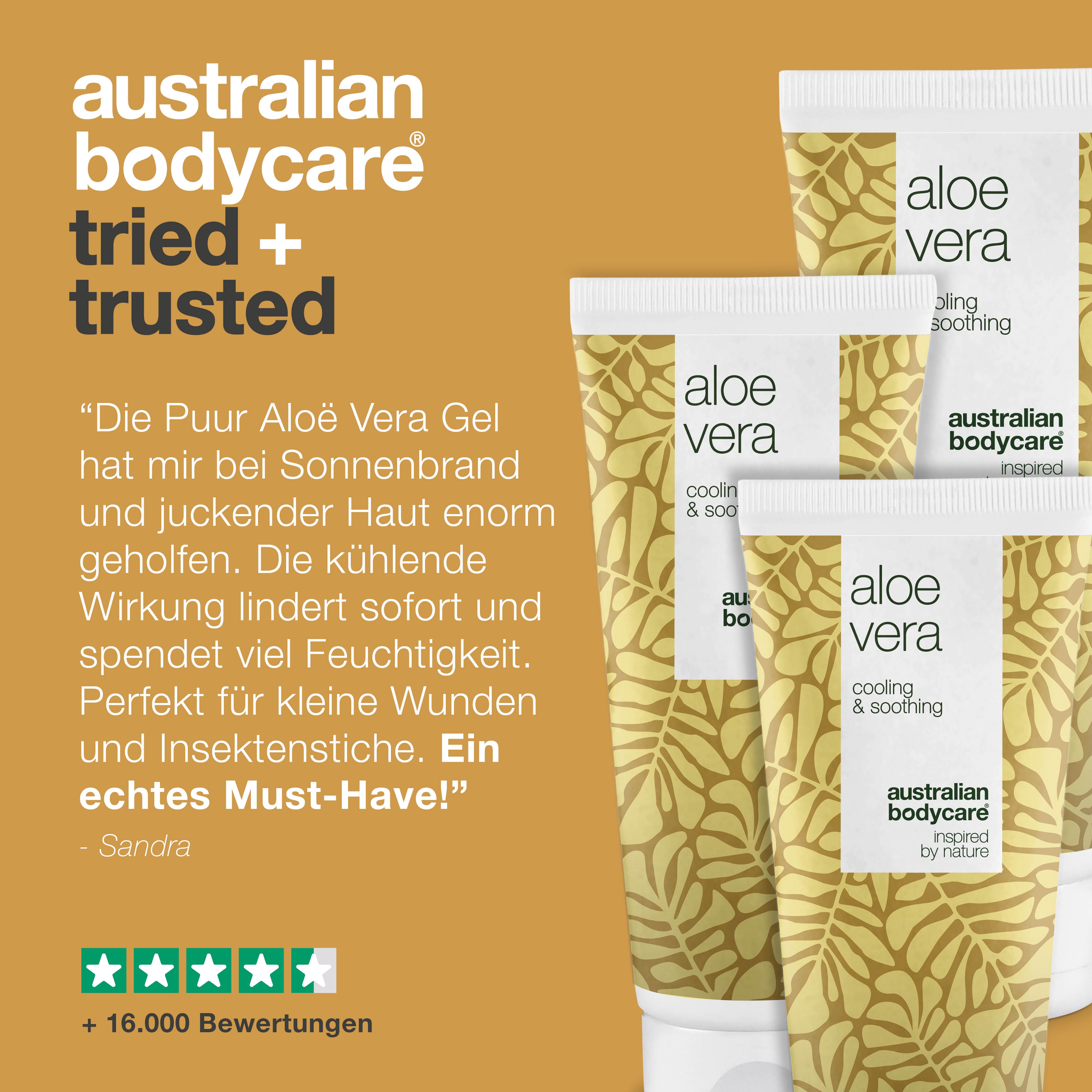 3 Aloe Vera gel  - Angebotspaket — Angebotspaket mit 3 Aloe Vera Gel (200 ml)