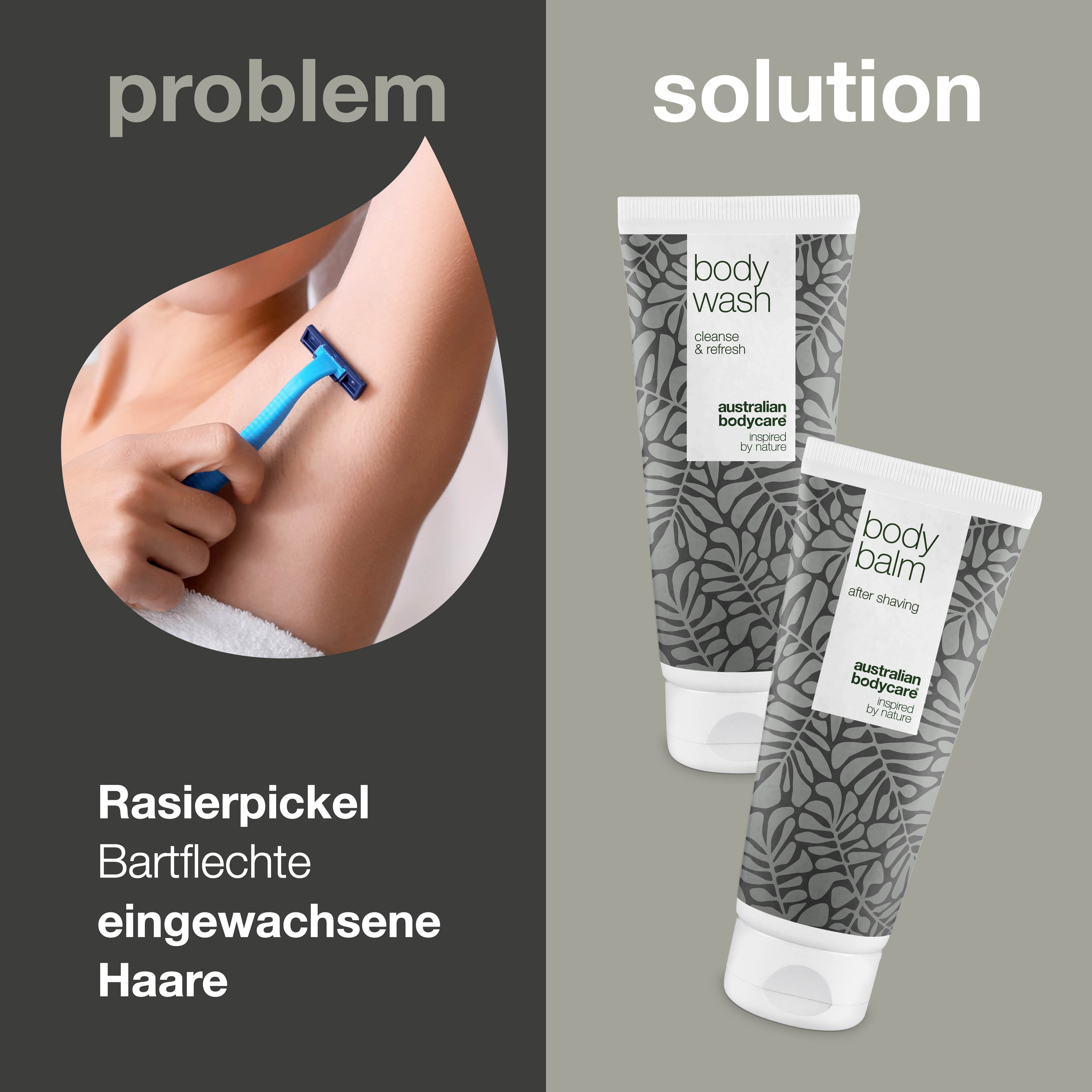 Achselhaare rasieren — 2 Produkte gegen rote Pickel unter den Armen nach der Haarentfernung