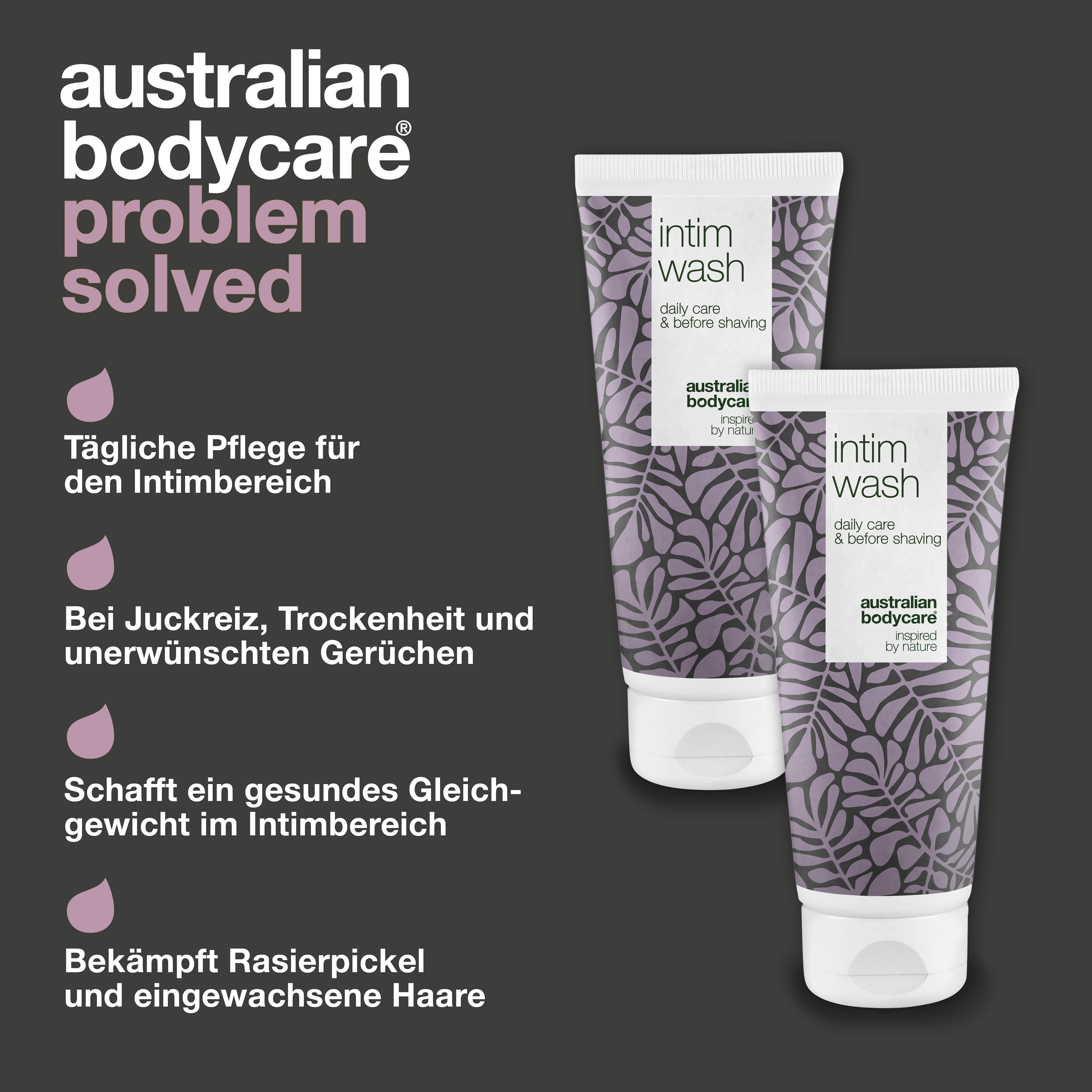 2 x Intimwaschlotion — Intimseife gegen Intimgeruch und Juckreiz im Intimbereich