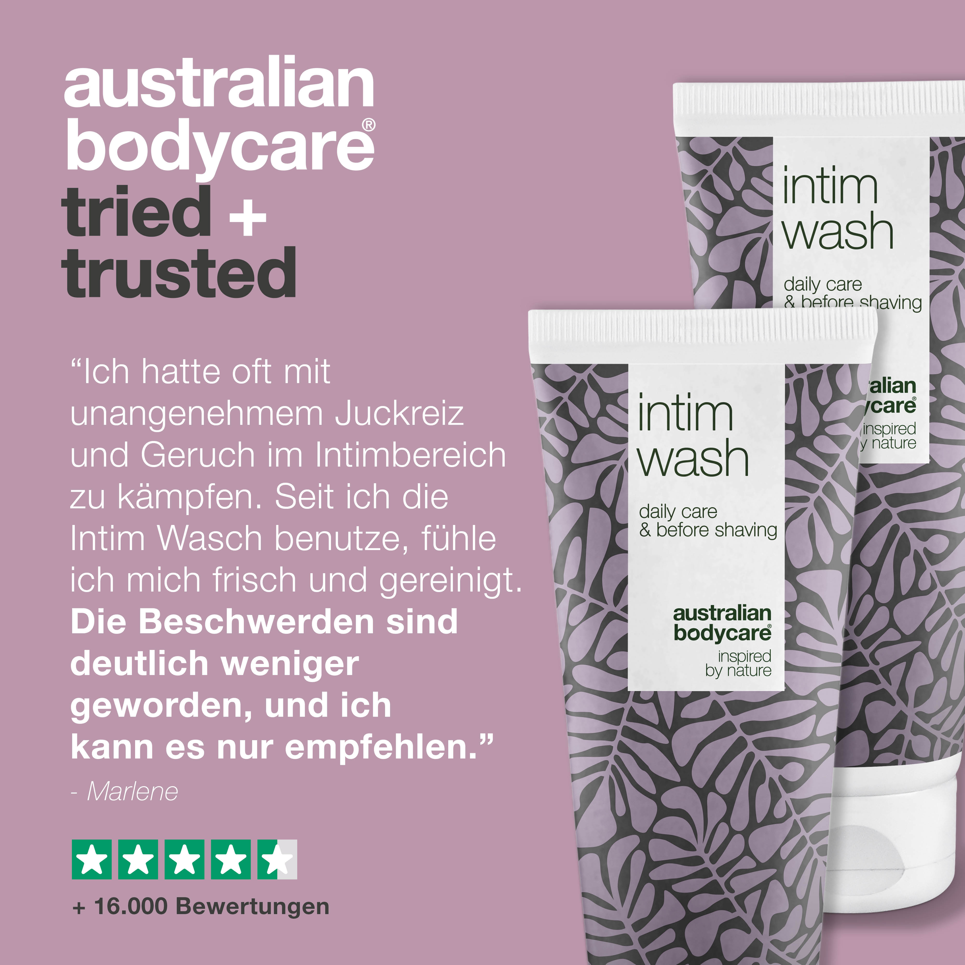 2 x Intimwaschlotion — Intimseife gegen Intimgeruch und Juckreiz im Intimbereich