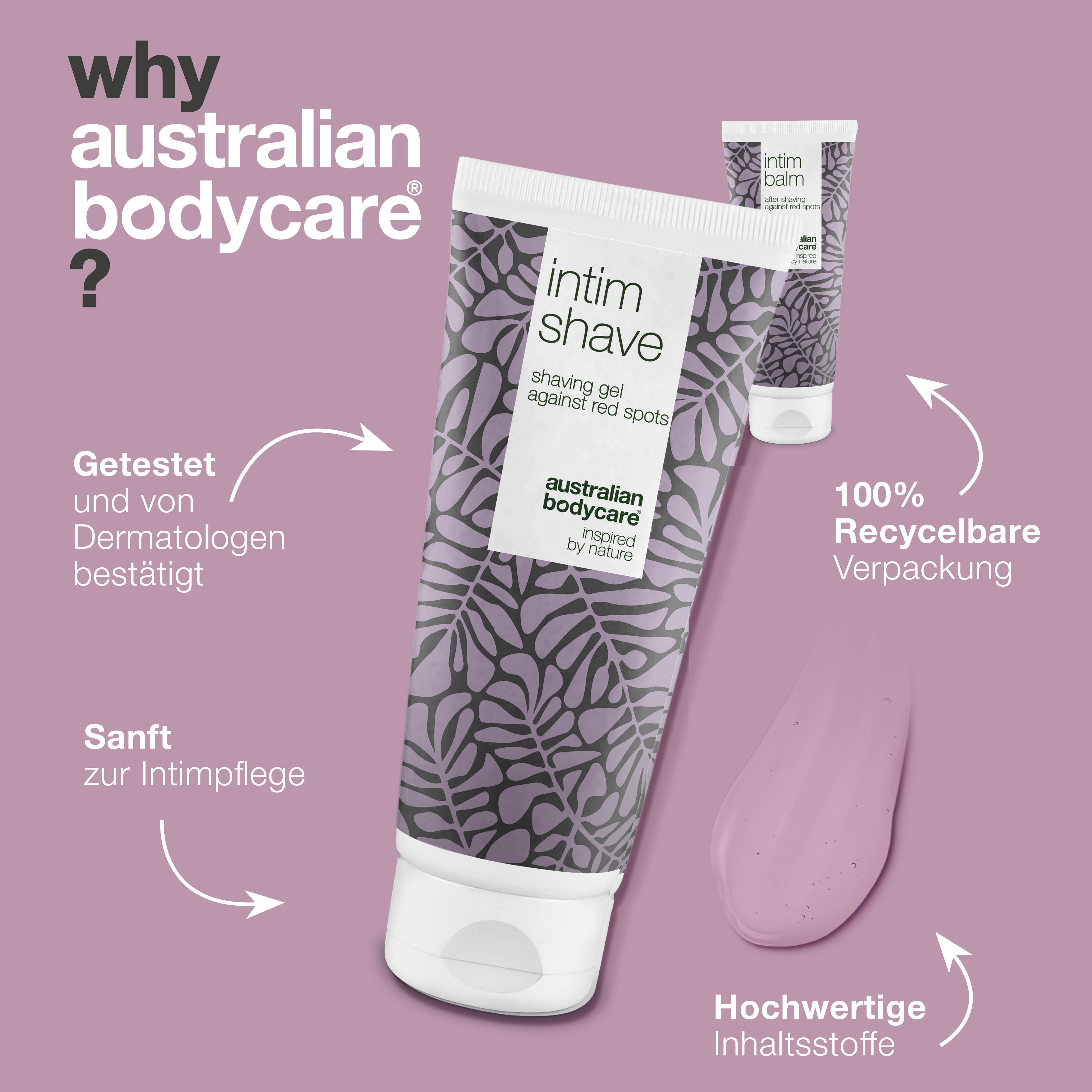 XL Set Intimrasur Pickel — Tolles Rasiergel und After Shave Lotion für den Intimbereich gegen eingewachsene Haare