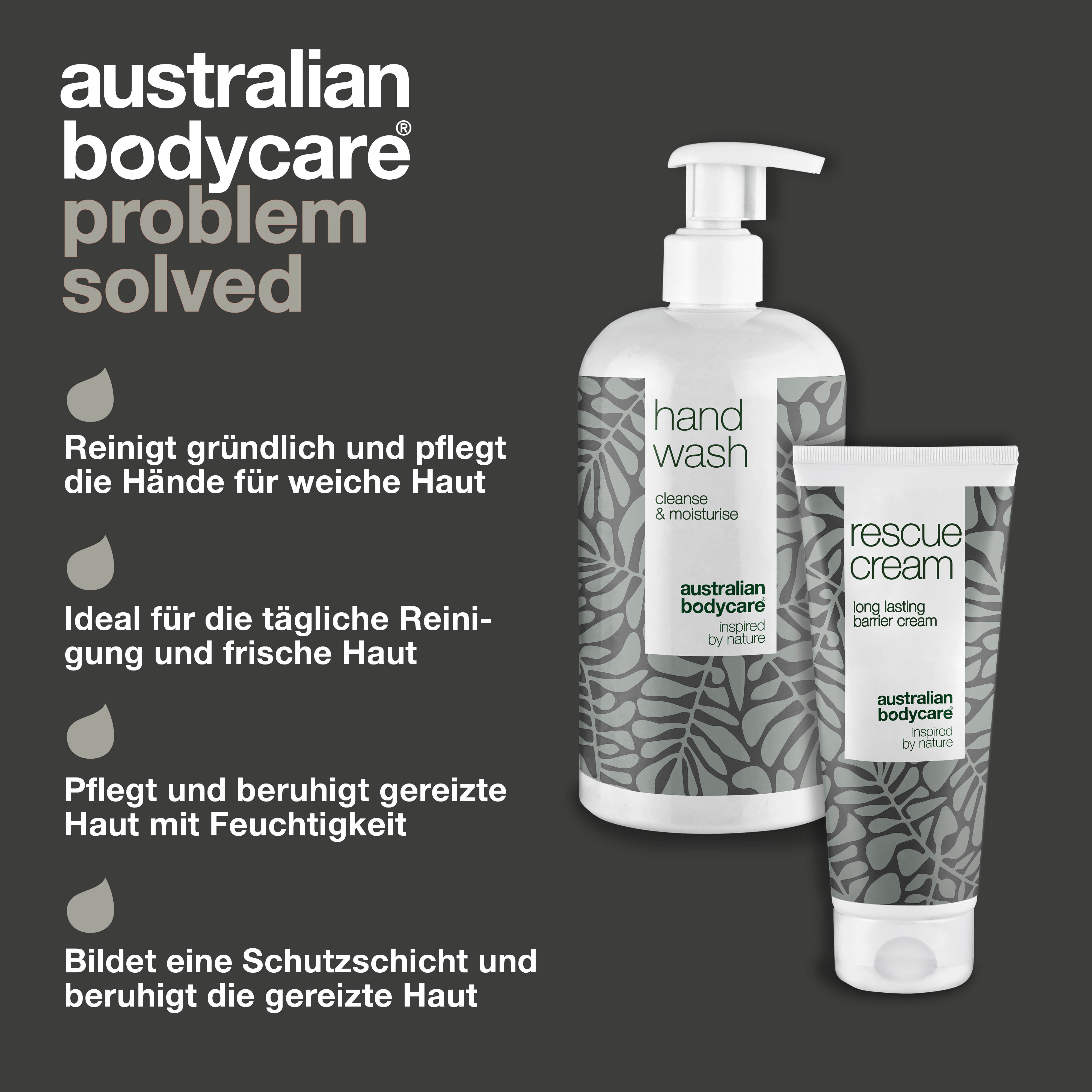Paket zur Pflege bei Abszess — 2 Produkte zur täglichen Reinigung und Pflege bei Furunkel