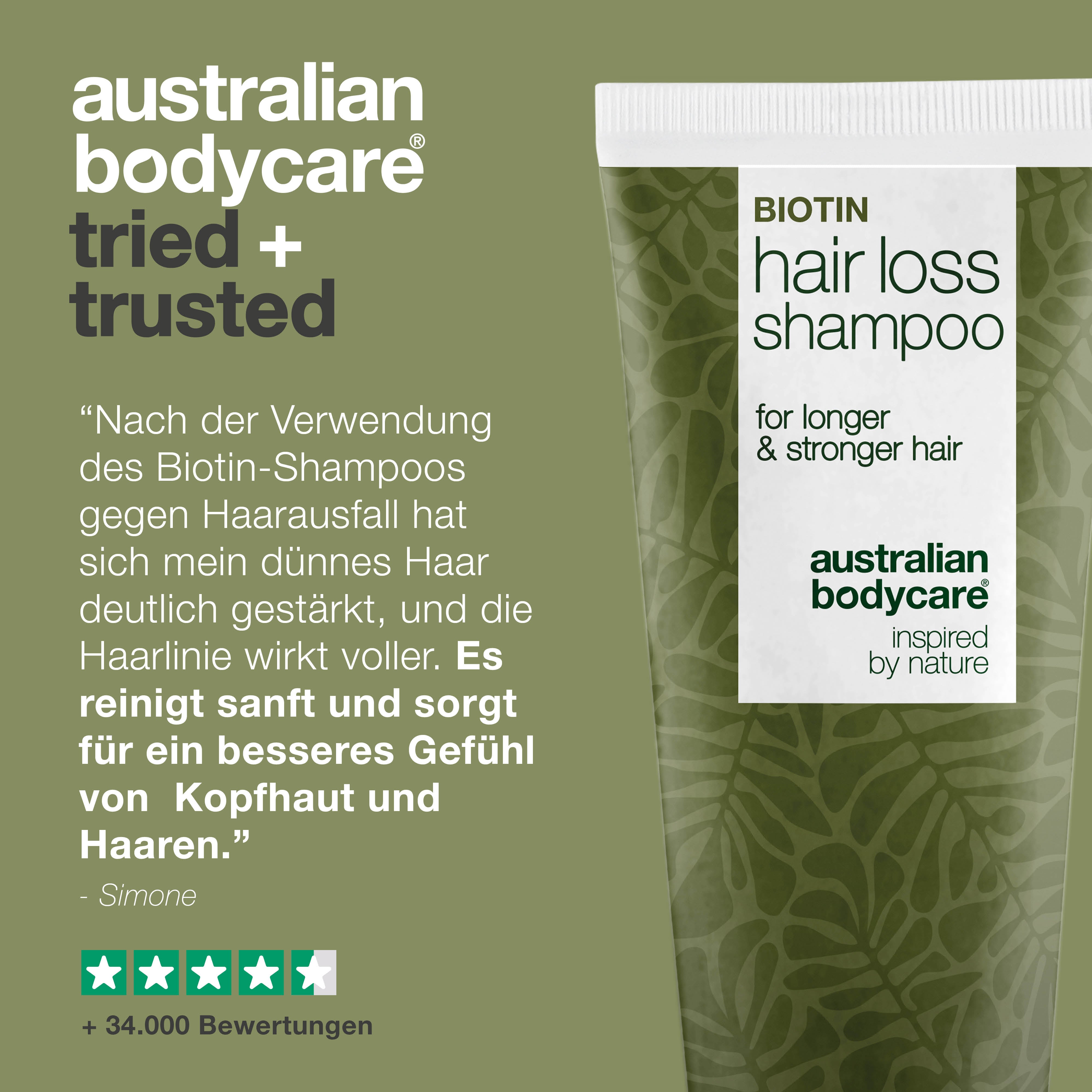 Shampoo bei Haarausfall — Shampoo für dünnes und feines Haar, kann bei Haarausfall verwendet werden