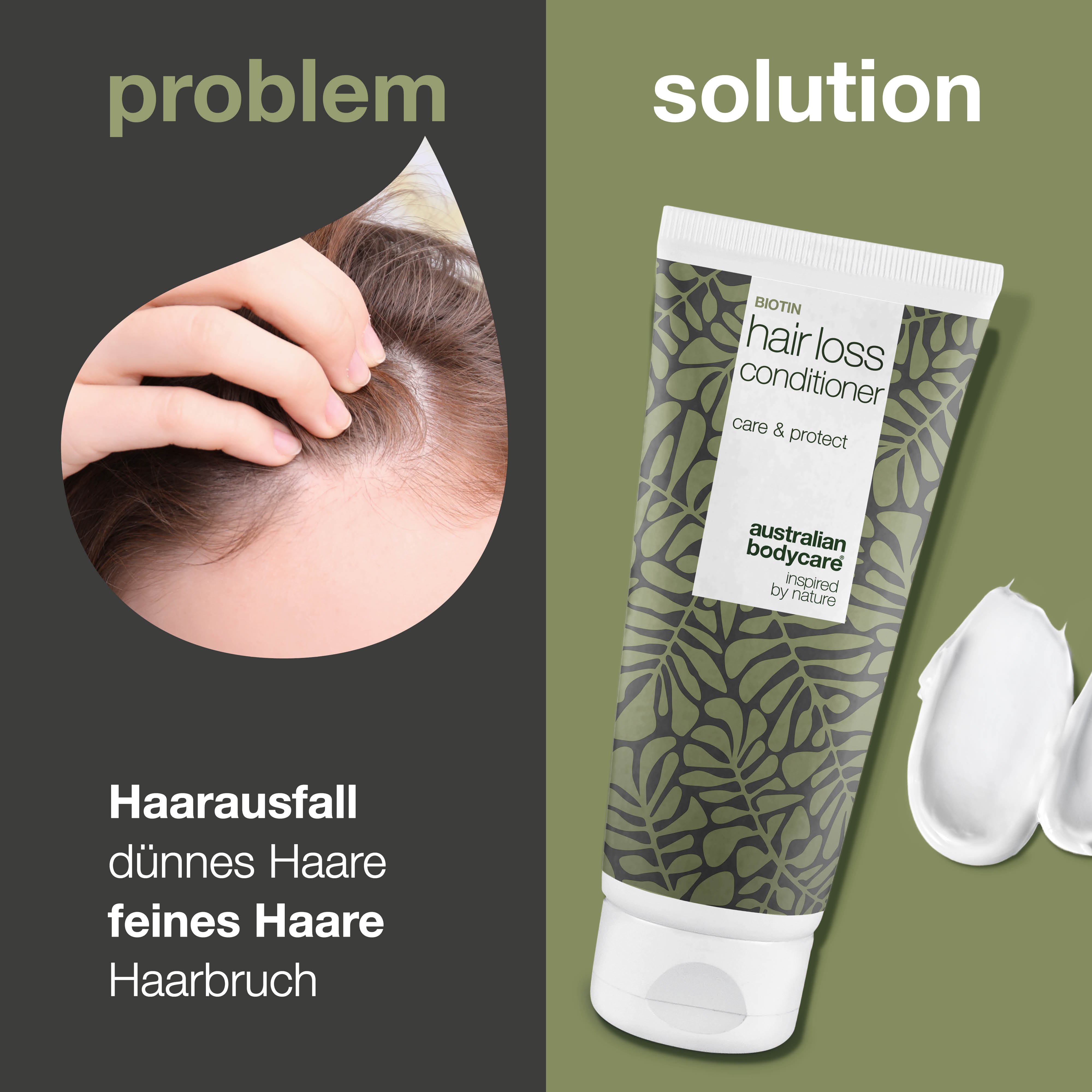 Haarausfall Conditioner — Haarspülung für die tägliche Pflege von Haar und Kopfhaut