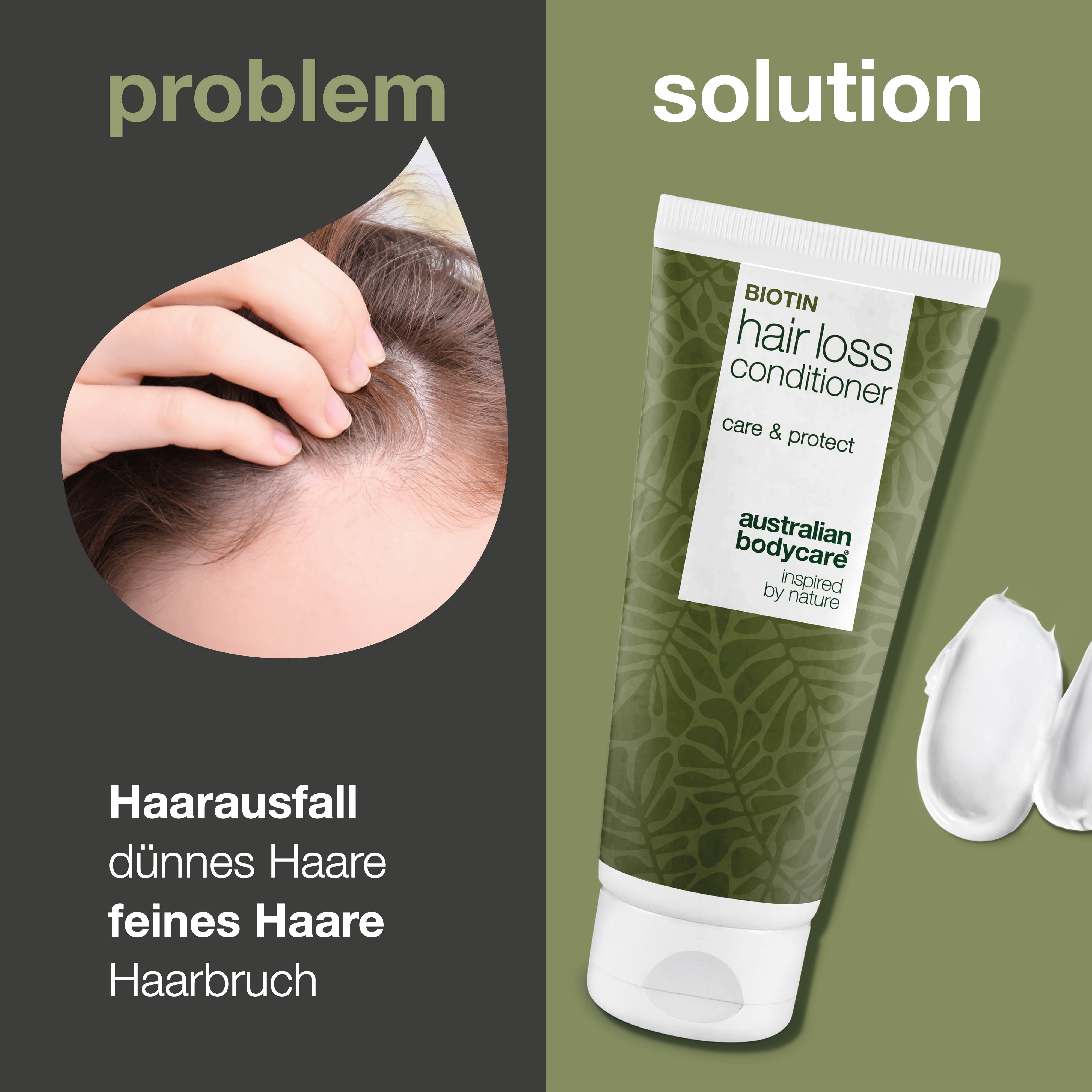 Haarausfall Conditioner — Haarspülung für die tägliche Pflege von Haar und Kopfhaut