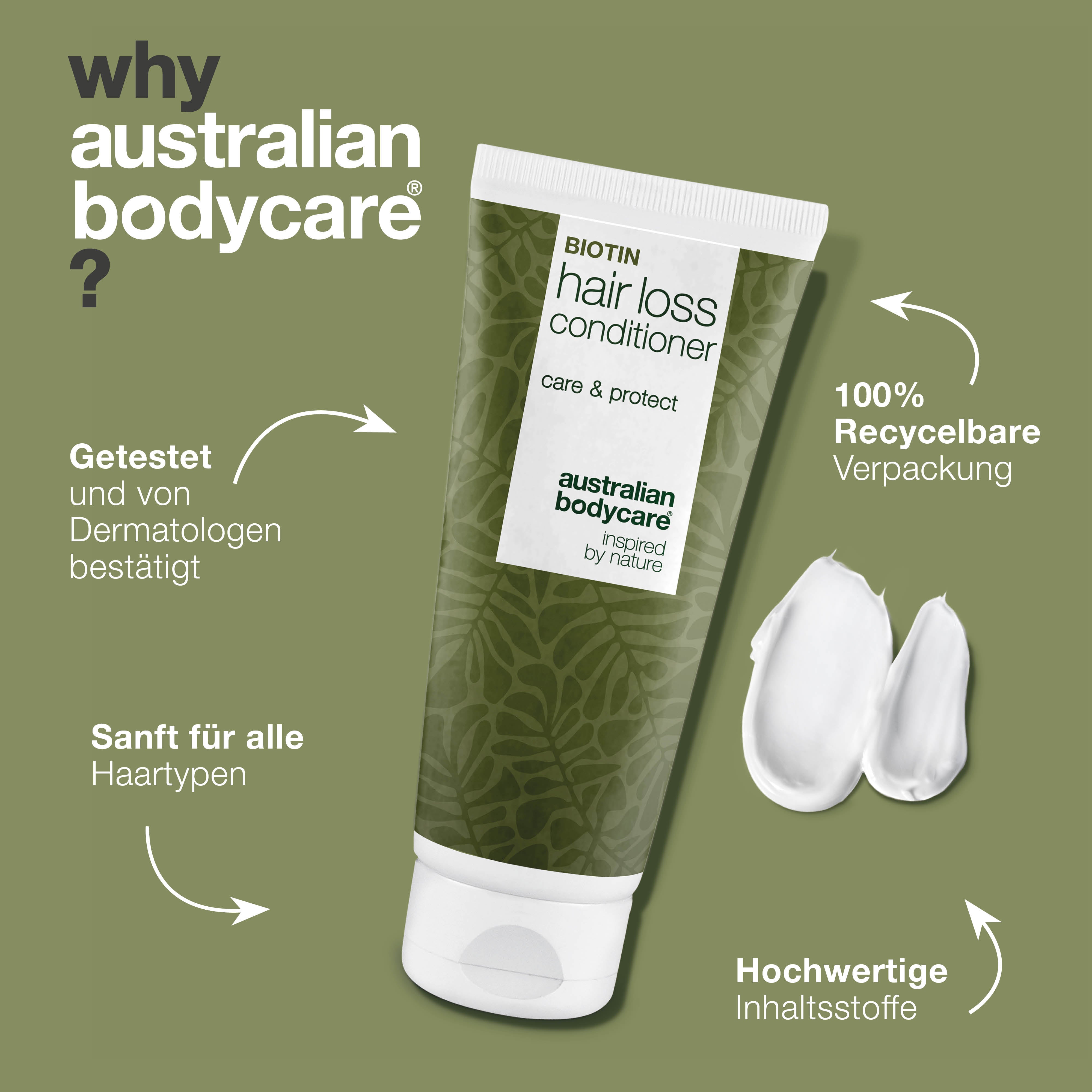 Haarausfall Conditioner — Haarspülung für die tägliche Pflege von Haar und Kopfhaut