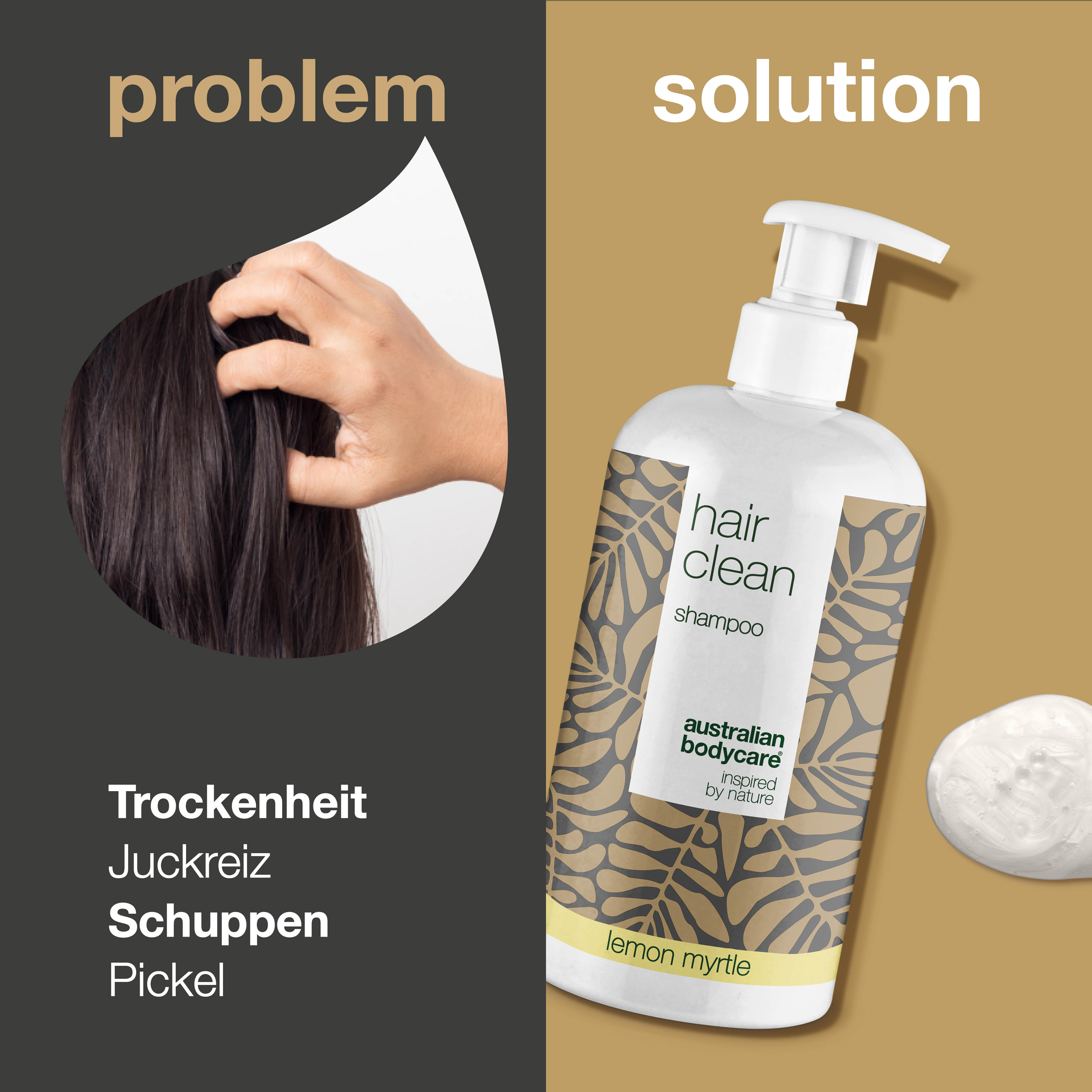 4 für 3 Shampoos mit Teebaumöl 500ml Zitronenmyrte - Vorteilspack — Vorteilspack mit 4 Shampoos (500 ml): Teebaumöl Zitronenmyrte