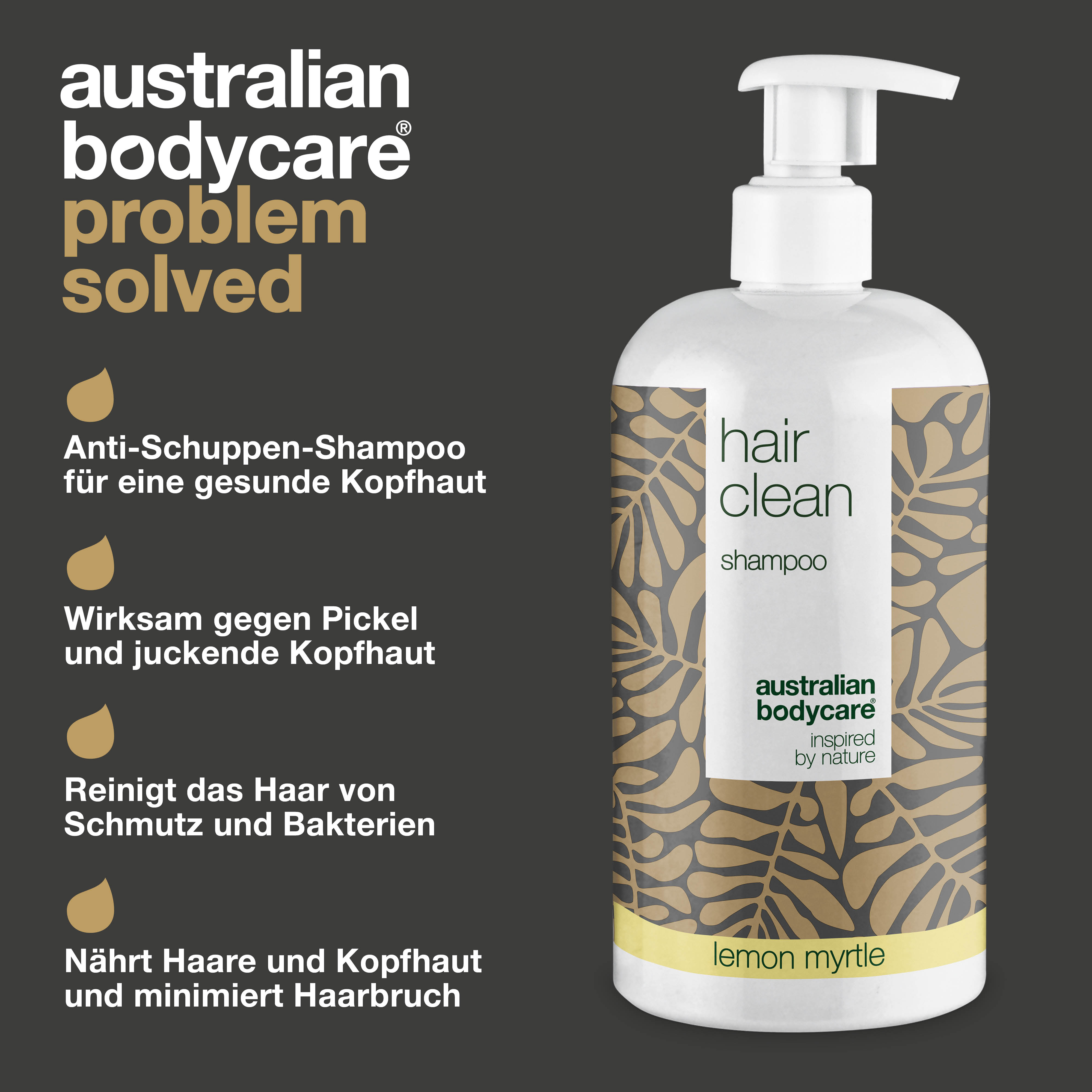 4 für 3 Shampoos mit Teebaumöl 500ml Zitronenmyrte - Vorteilspack — Vorteilspack mit 4 Shampoos (500 ml): Teebaumöl Zitronenmyrte