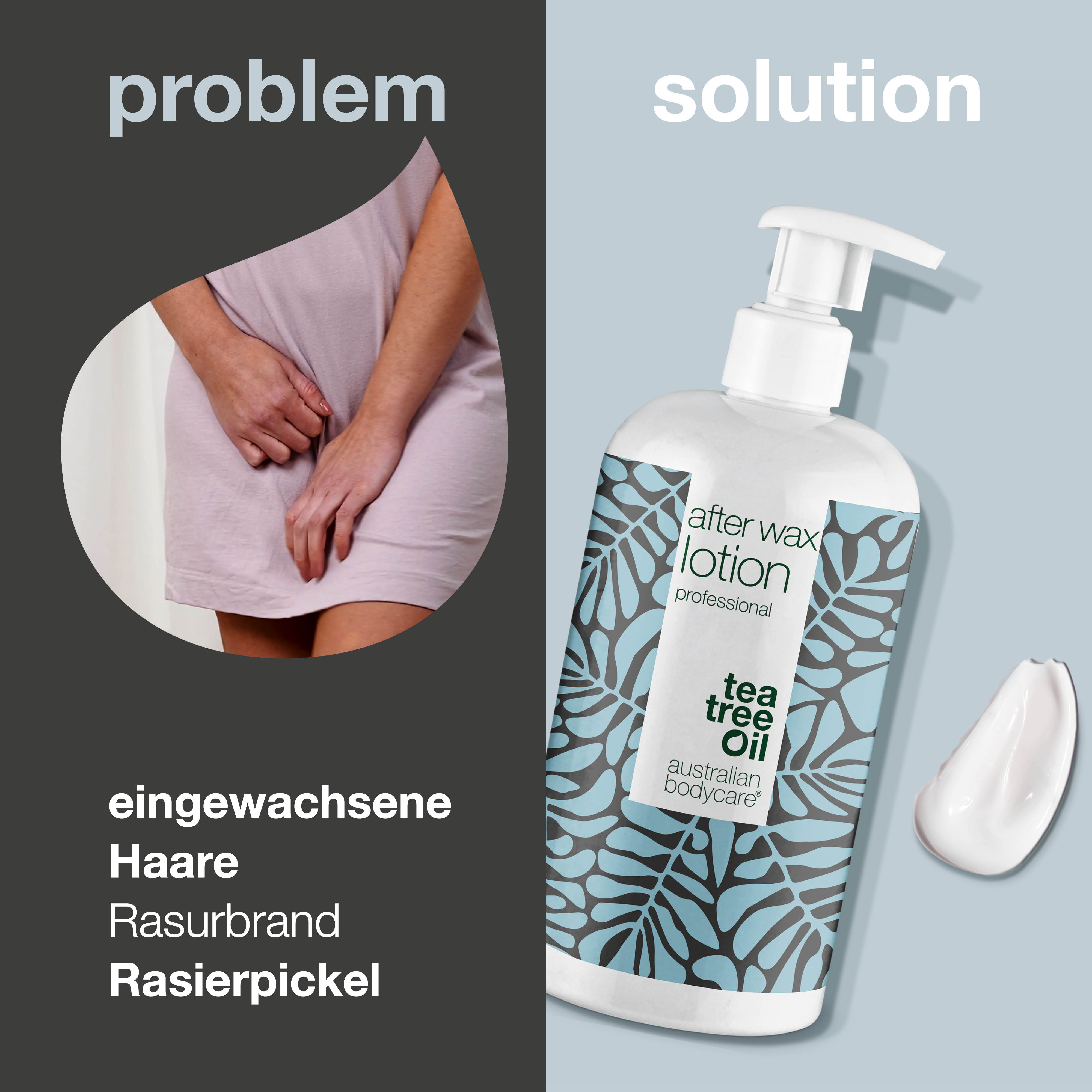 After Wax Lotion — Lotion für die Anwendung nach dem Waxing, Bikini Wax oder Brazilian Waxing