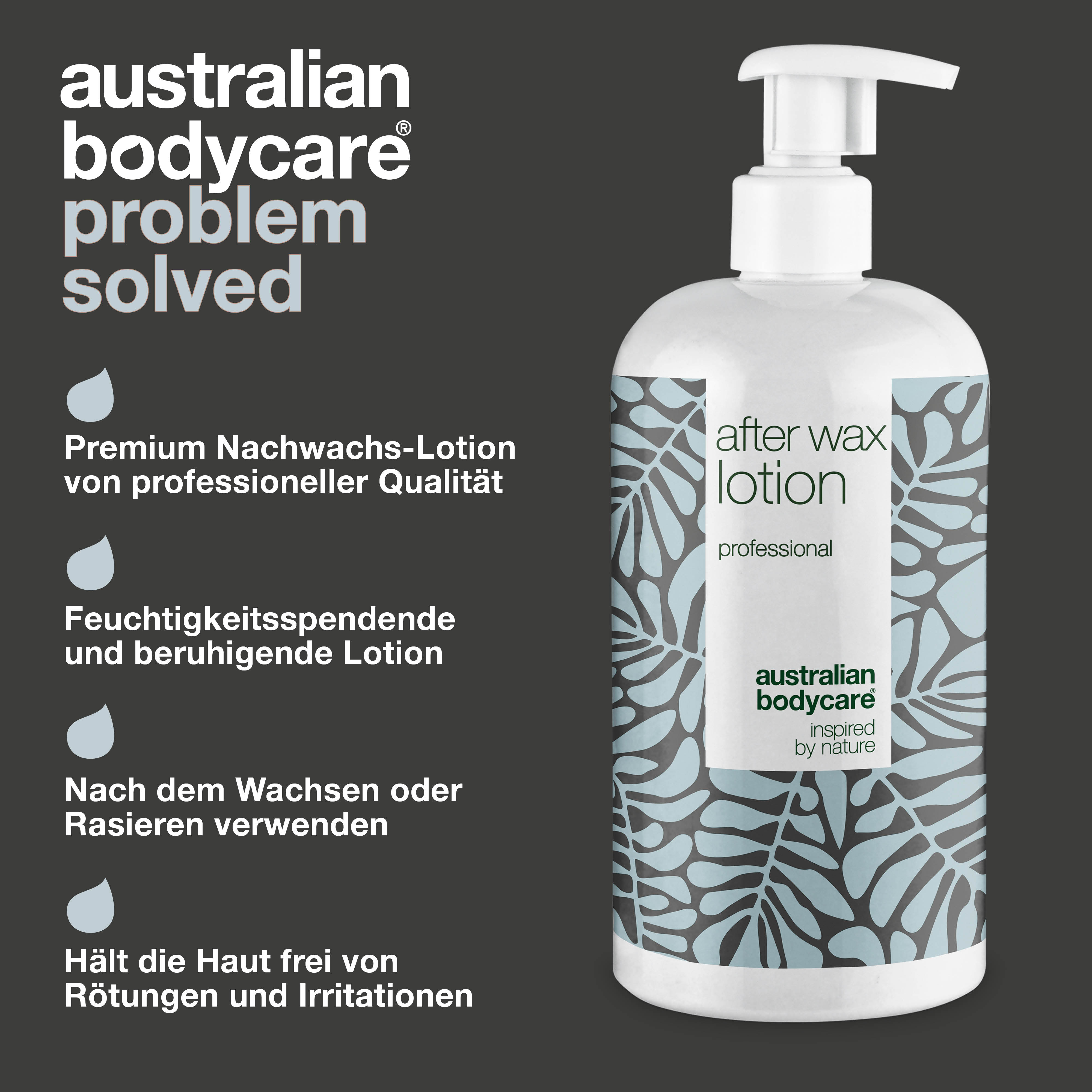 After Wax Lotion — Lotion für die Anwendung nach dem Waxing, Bikini Wax oder Brazilian Waxing