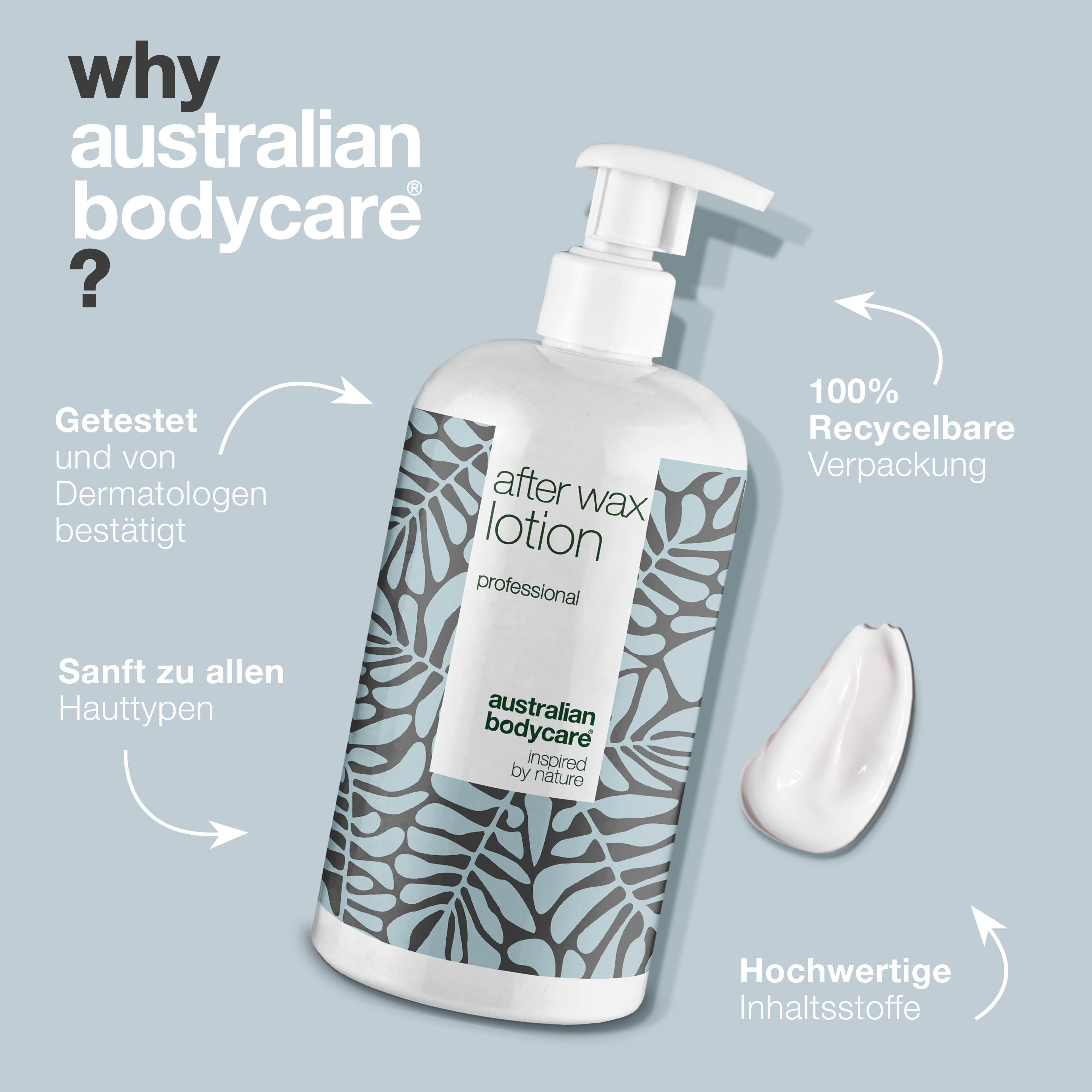 After Wax Lotion — Lotion für die Anwendung nach dem Waxing, Bikini Wax oder Brazilian Waxing