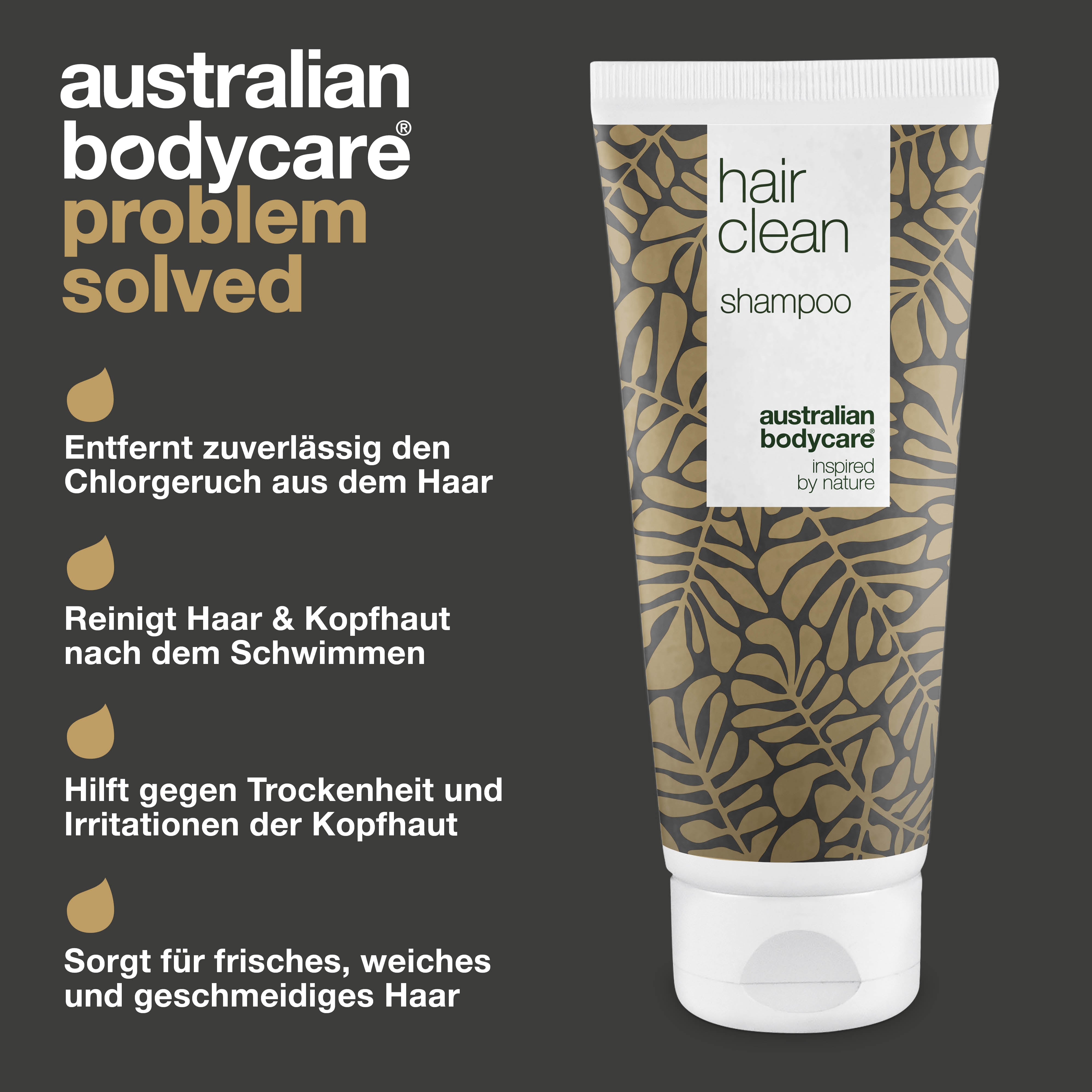 Haare kaputt durch Chlorwasser — Teebaumöl Shampoo zur Beseitigung von Chlorgeruch