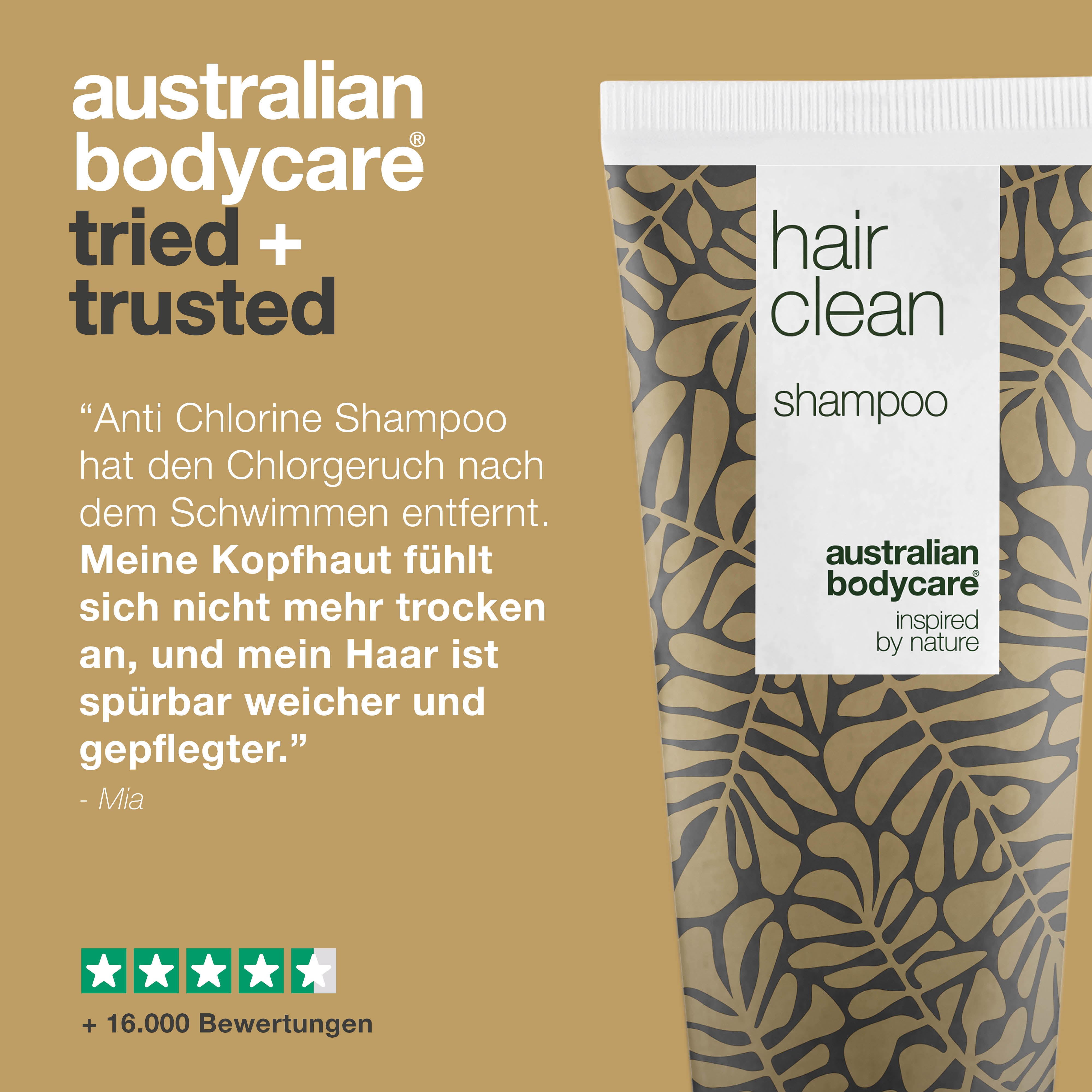Haare kaputt durch Chlorwasser — Teebaumöl Shampoo zur Beseitigung von Chlorgeruch