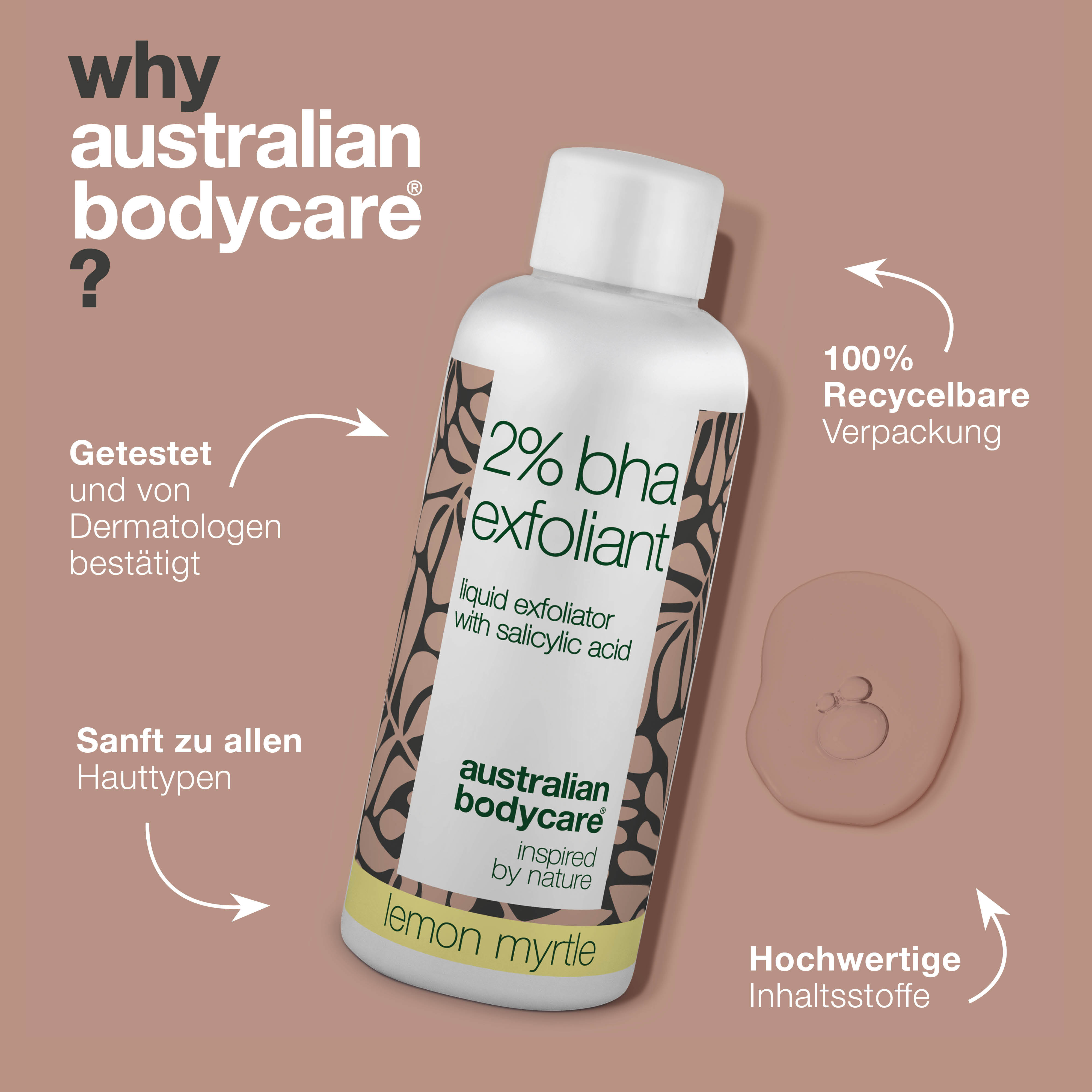 BeautyFit Beautybum Körperpeeling Mit Kokosöl & Grünem Tee – 227 Ml, Entfernt Abgestorbene Hautzellen, Für Weiche Haut