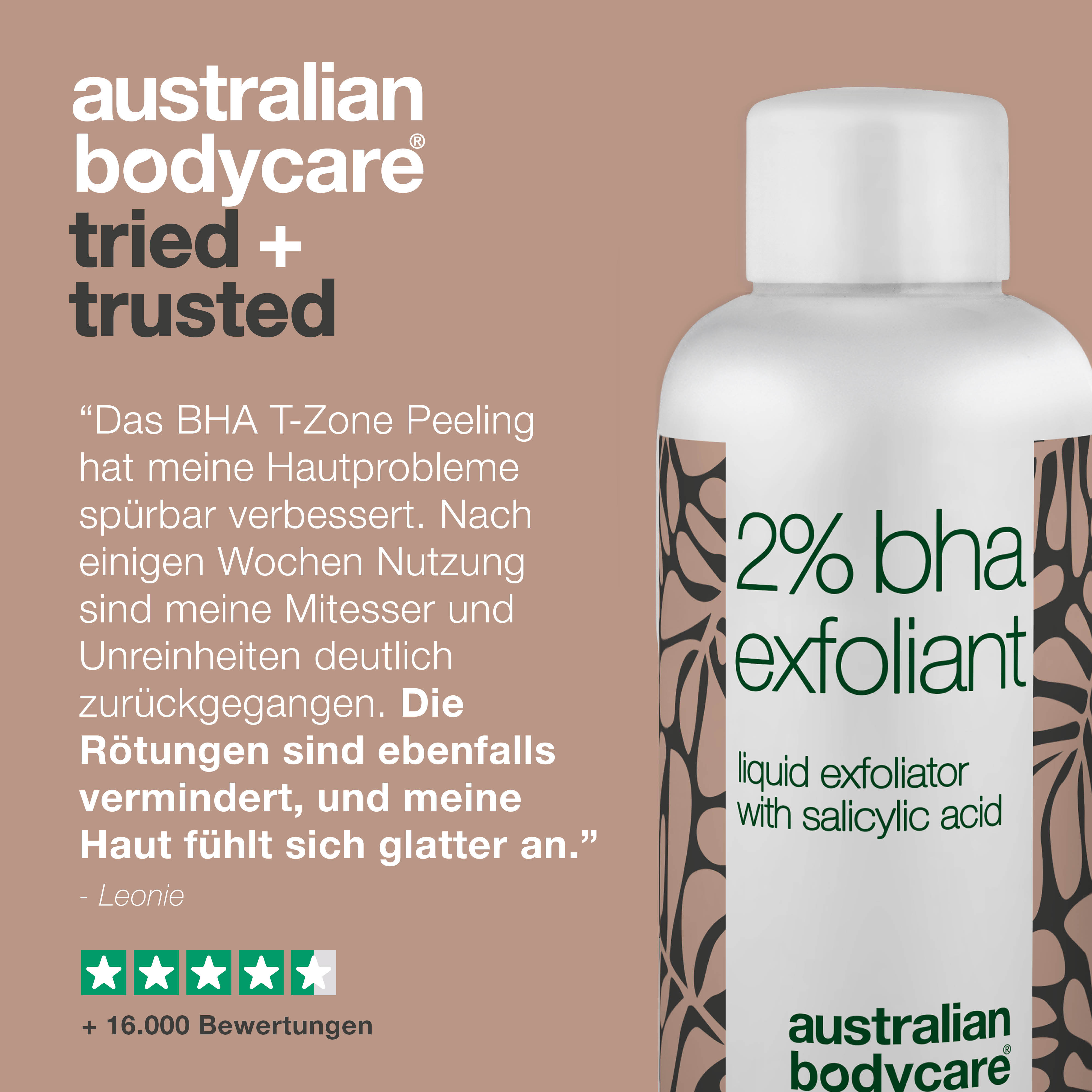 BeautyFit Beautybum Körperpeeling Mit Kokosöl & Grünem Tee – 227 Ml, Entfernt Abgestorbene Hautzellen, Für Weiche Haut