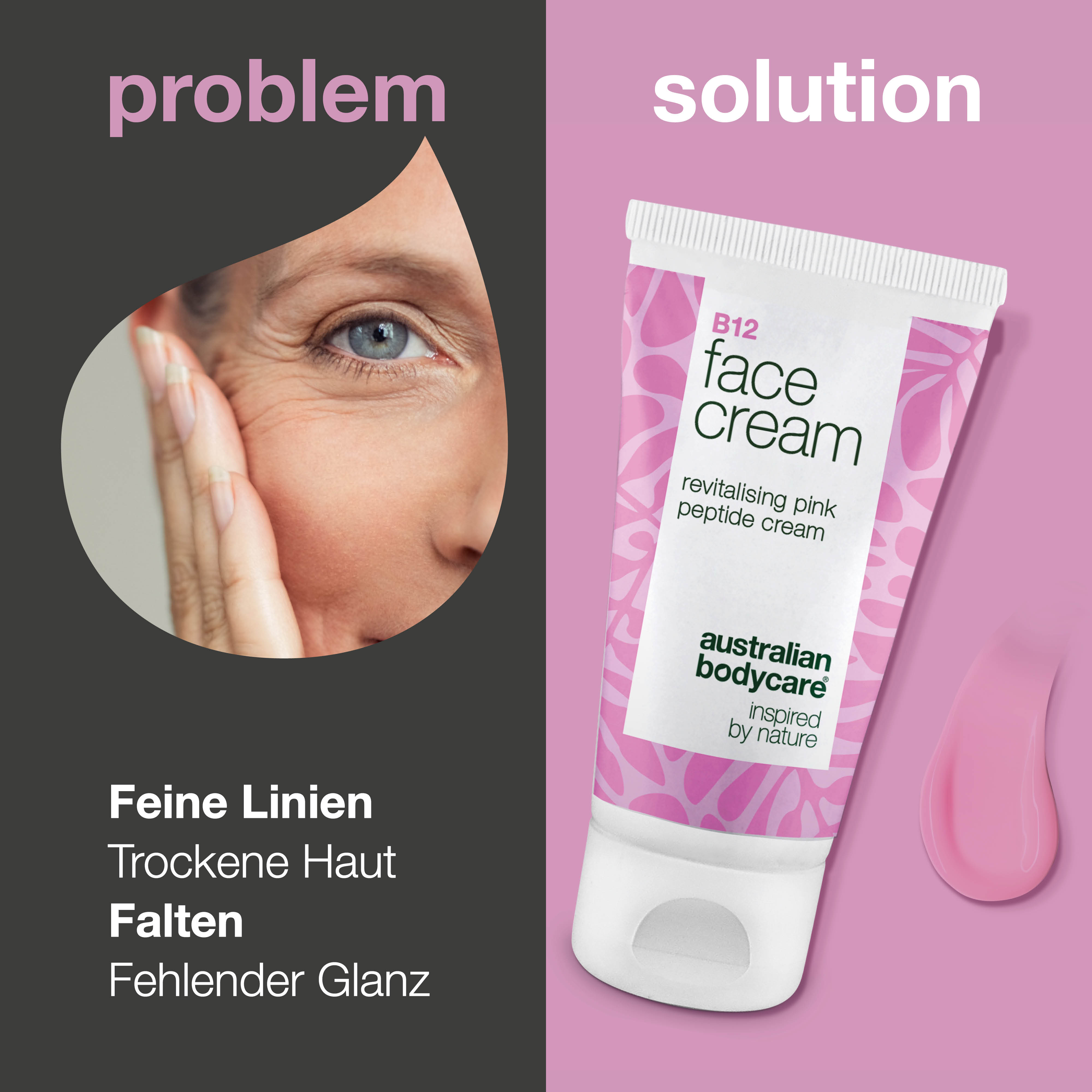 B12-Gesichtscreme – Erneuerte Feuchtigkeit und natürlicher Glanz — Anti-Aging-Creme mit Vitamin B12 reduziert Falten, stellt Feuchtigkeit wieder her und verleiht Ihrer Haut einen natürlichen Glanz.
