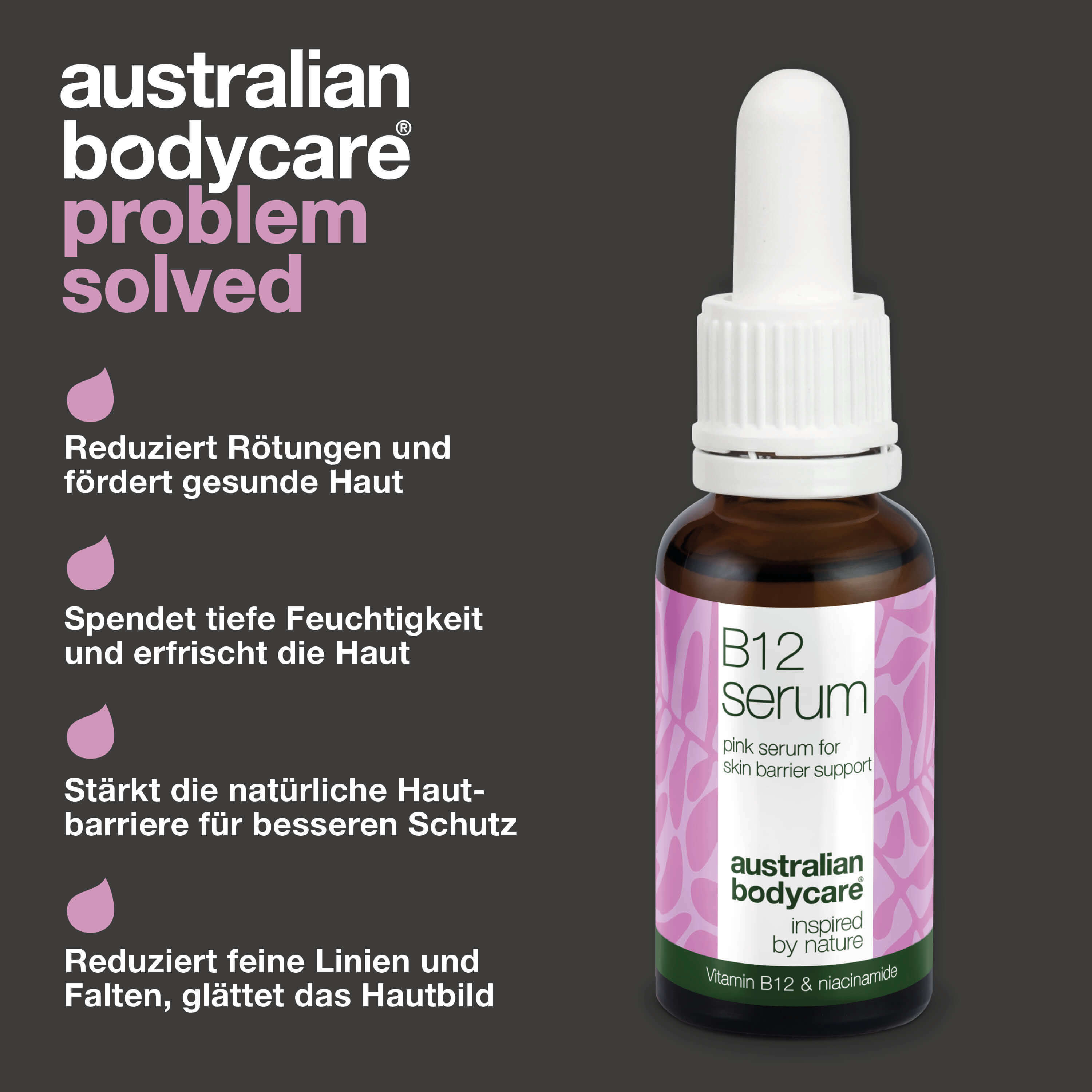 B12 Pink Serum – Reduziert Rötungen und stärkt Hautbarriere — B12 Pink Serum reduziert Rötungen und stärkt die Hautbarriere. Perfekt für trockene und empfindliche Haut. Erleben Sie strahlende und gesunde Haut.