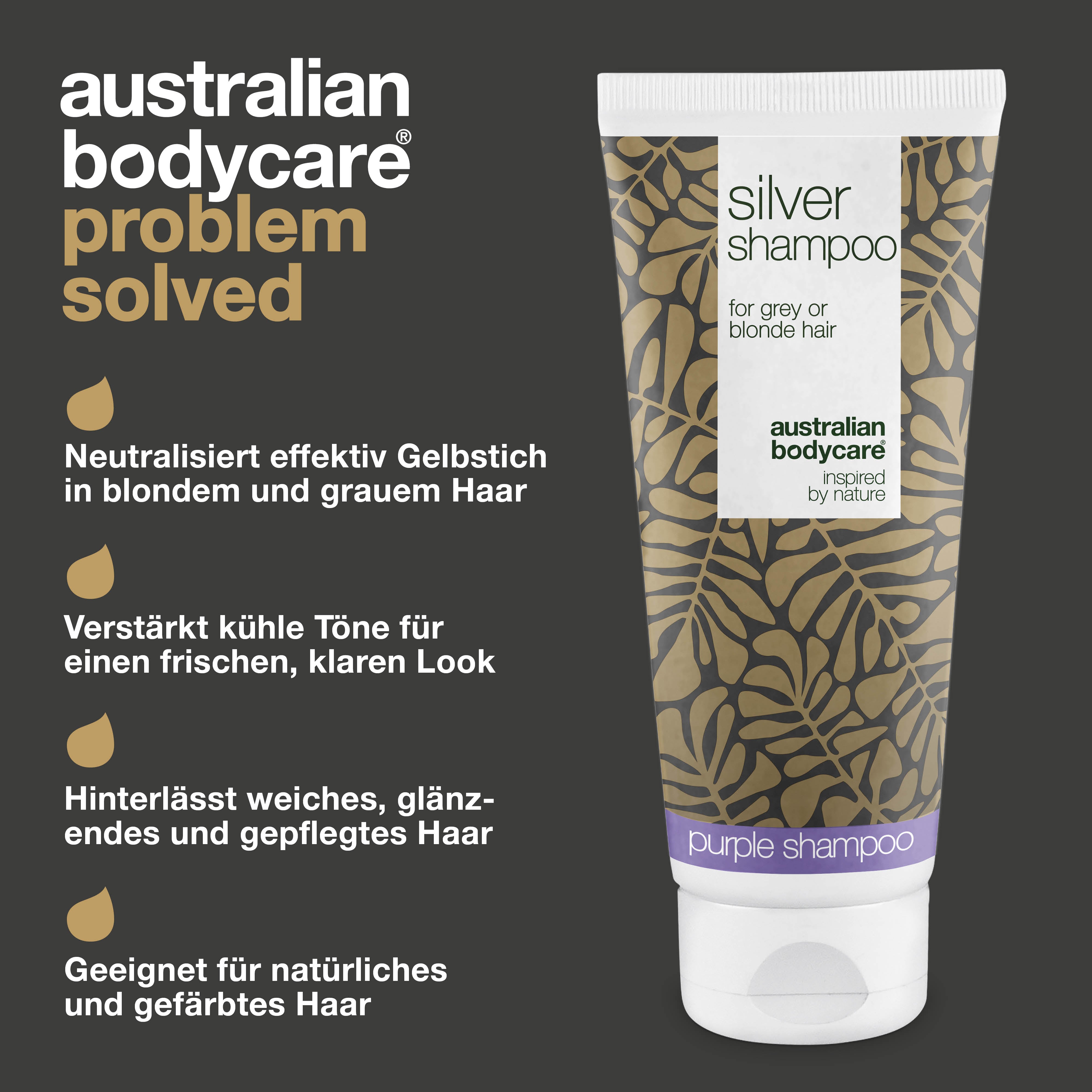 Silver Shampoo – Für frisches Blond und Grau ohne Gelbstich — Neutralisieren Sie Gelbstich und betonen Sie kühle Nuancen mit Silver Shampoo. Perfekt für blondes und graues Haar. Jetzt testen.