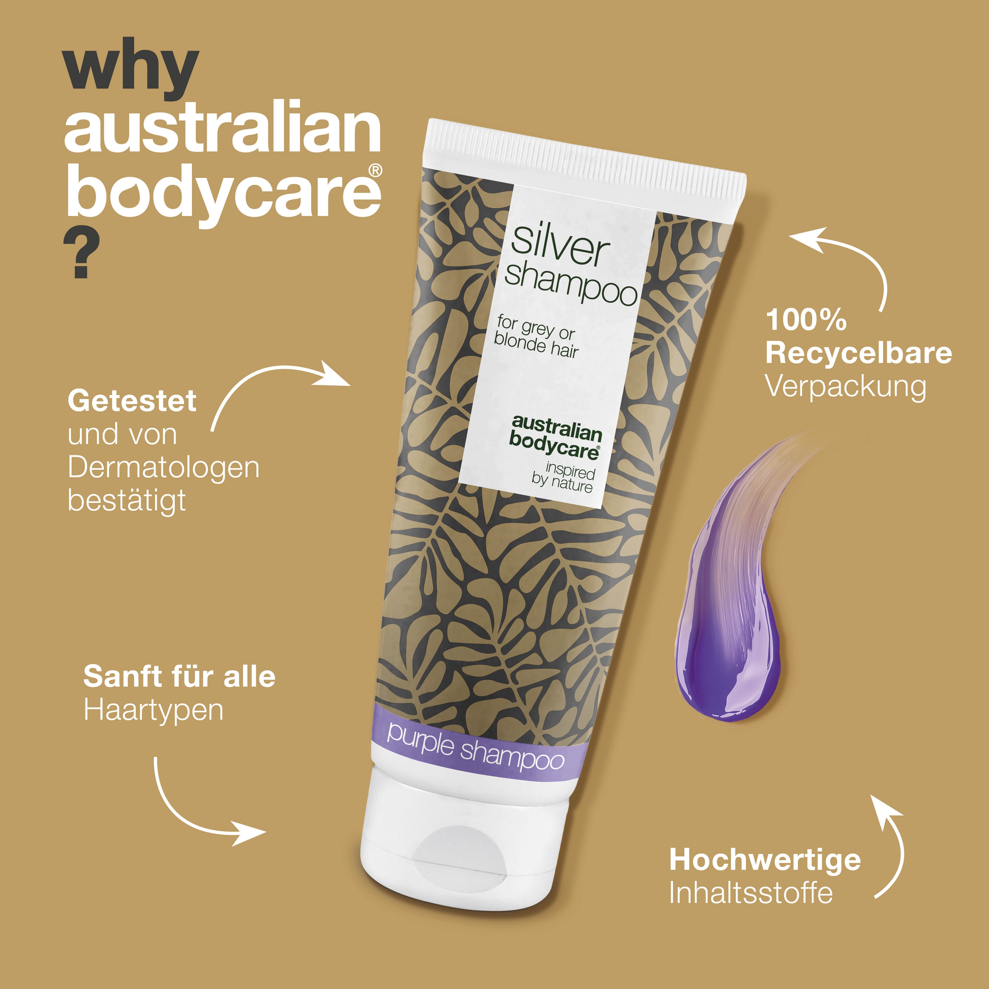 Silver Shampoo – Für frisches Blond und Grau ohne Gelbstich — Neutralisieren Sie Gelbstich und betonen Sie kühle Nuancen mit Silver Shampoo. Perfekt für blondes und graues Haar. Jetzt testen.