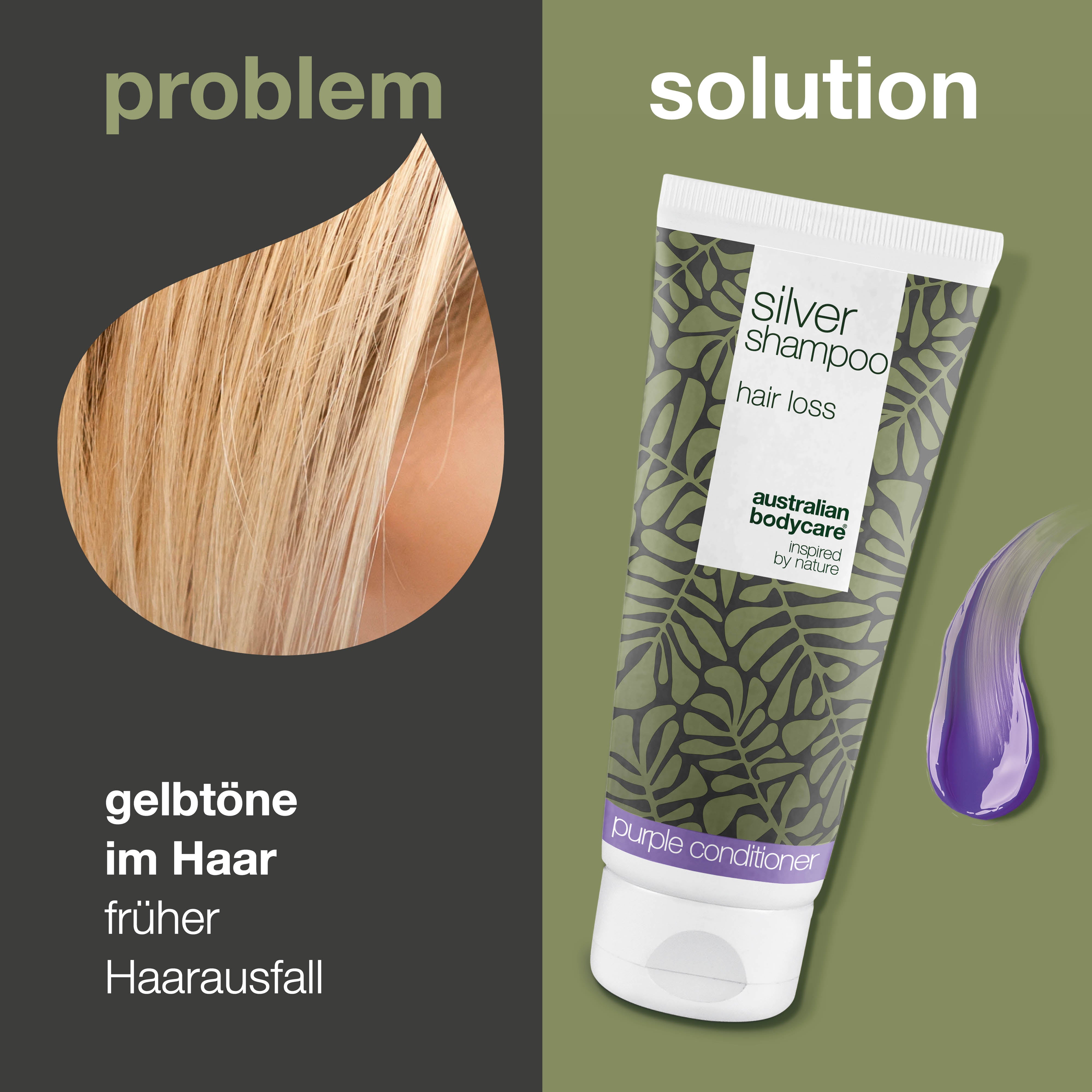 Silver Shampoo – Unterstützt Haarwachstum und klaren Farbglanz — Neutralisieren Sie Gelbstiche mit Silver Shampoo. Pflegt das Haar und sorgt für strahlendes blondes oder graues Haar.