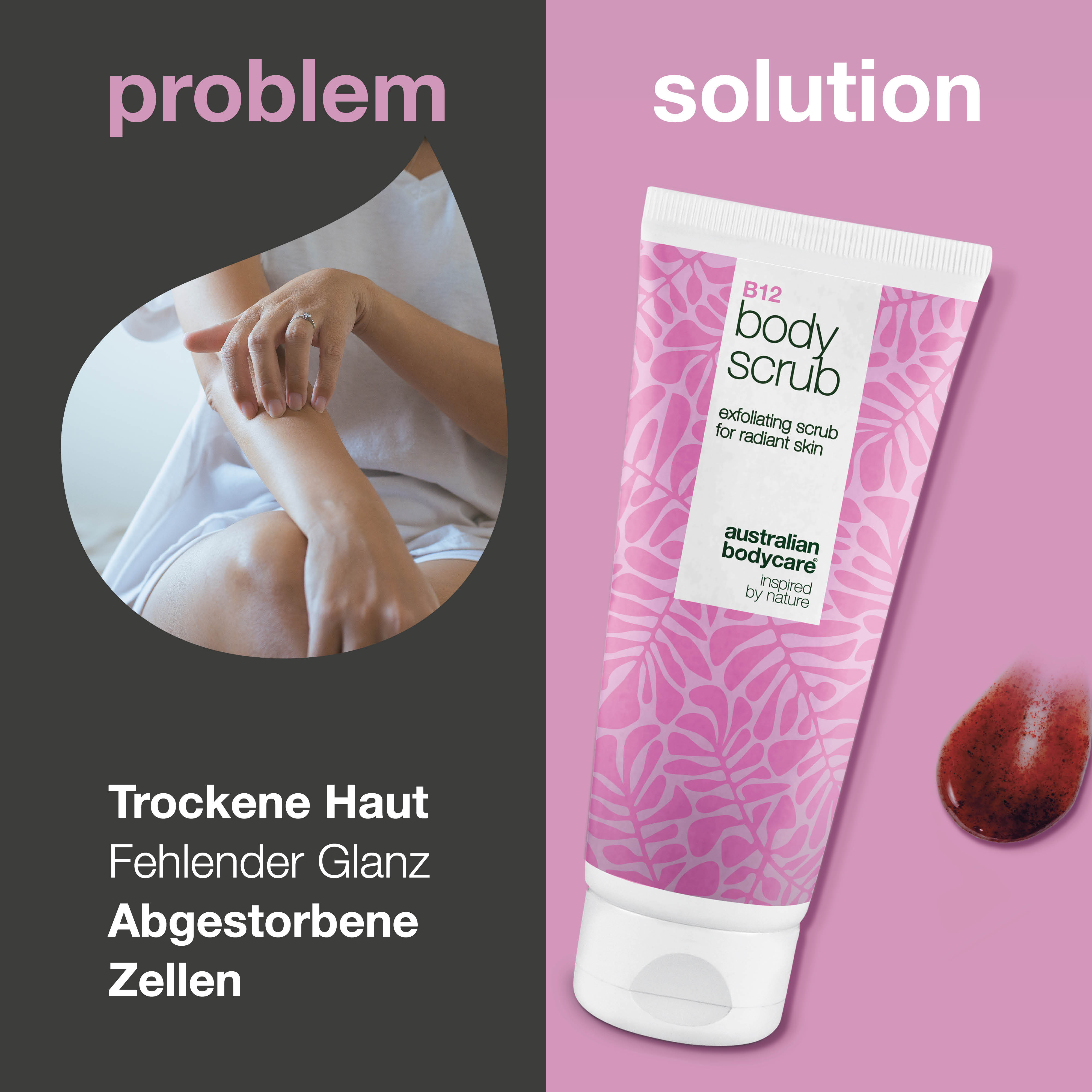 Gesichtspeeling Mit Vitamin B12 & Glykolsäure – Gegen Trockene, Fahle Haut, Mit Aprikosenkernpulver