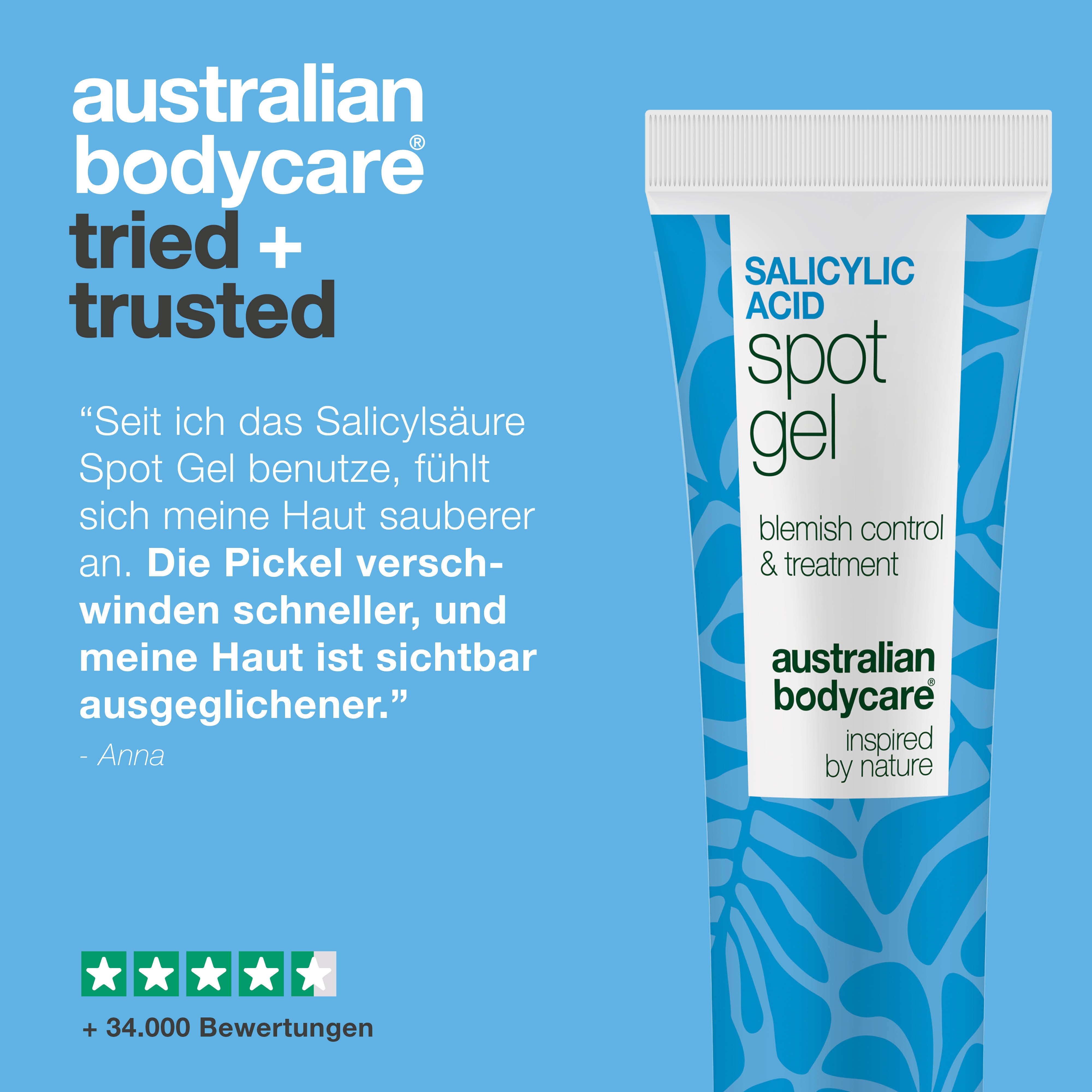 Salicylsäure Spot Gel gegen Pickel, Mitesser und Rötungen – klärt Poren und beruhigt die Haut
