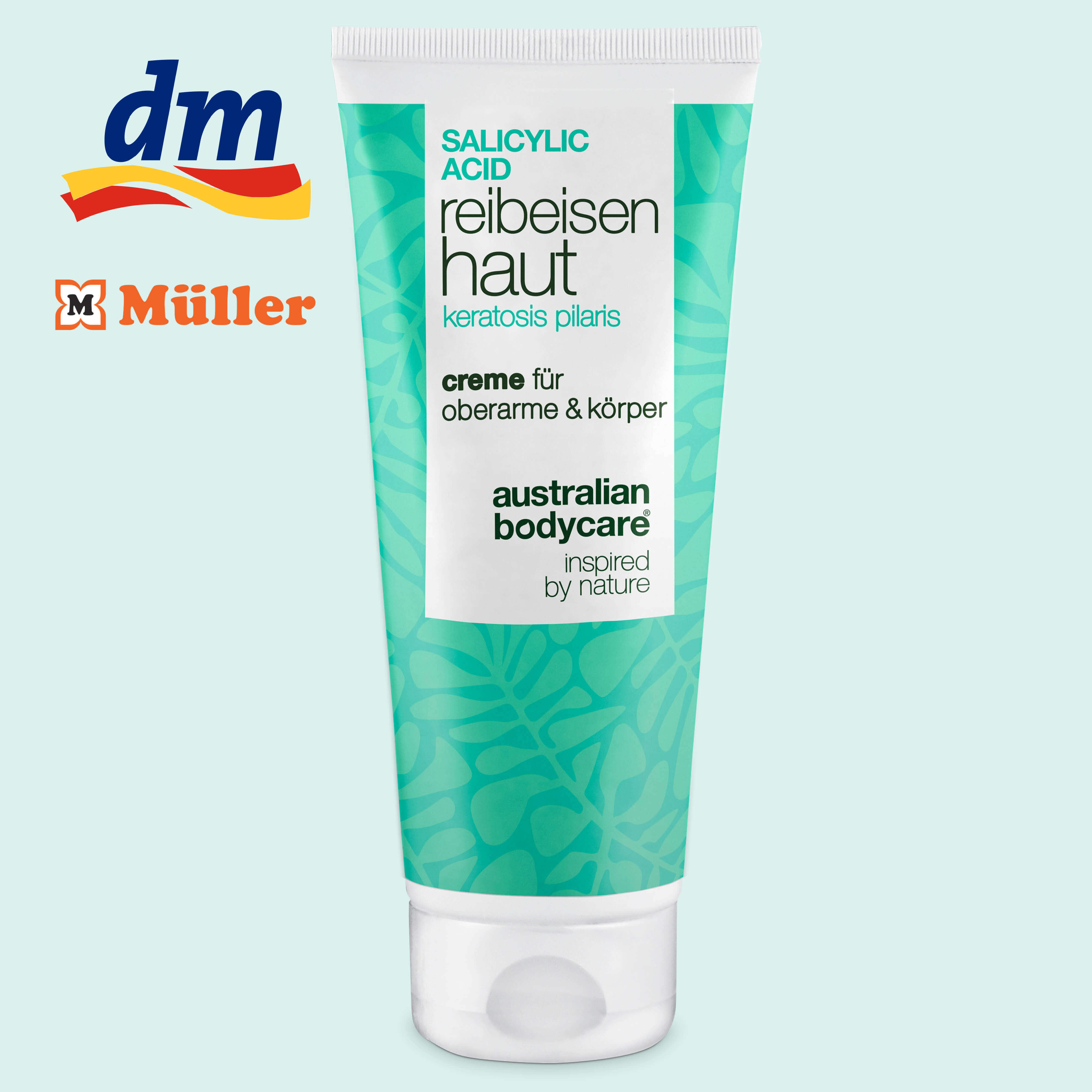 Reibeisenhaut Creme Packshot Mit DM & Müller Logo