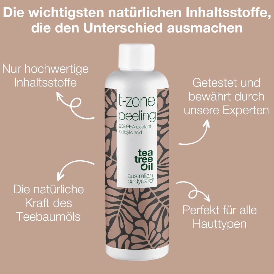 BHA Peeling T-Zone — 2% BHA Salicylsäure entfernt abgestorbene Hautzellen aus dem Gesicht