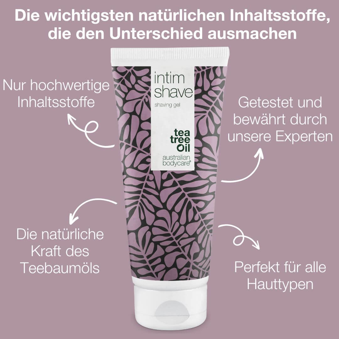 XL Set Intimrasur Pickel — Tolles Rasiergel und After Shave Lotion für den Intimbereich gegen eingewachsene Haare