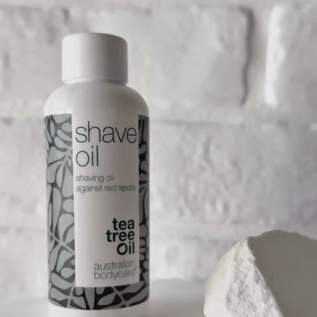 Rasieröl gegen rote Pickel und eingewachsene Haare – lindert Hautirritationen und Rötungen – Australian Bodycare
