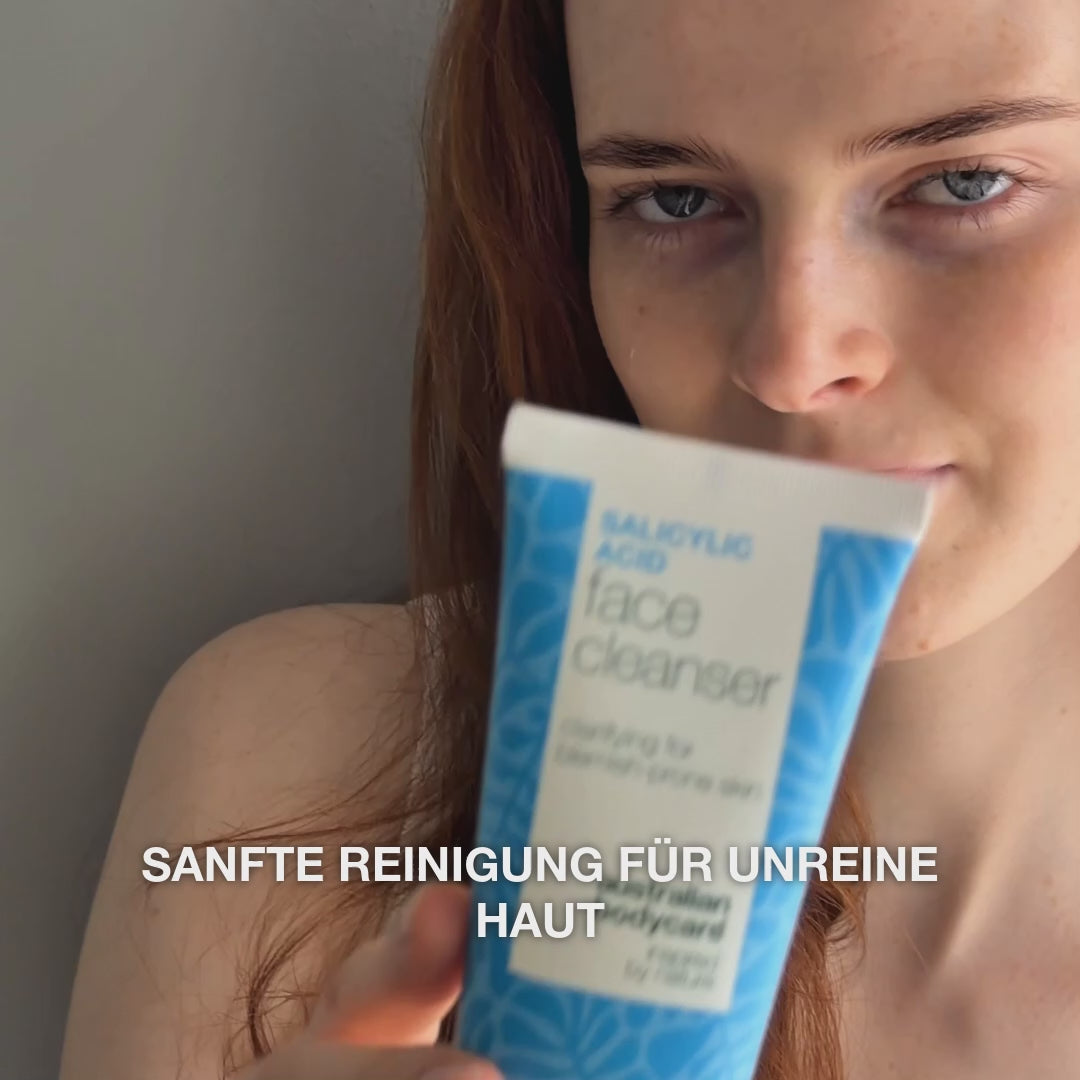 Salicylsäure-Gesichtsreinigung für fettige Haut — Salicylsäure-Cleanser/Reinigungsgel reduziert Mitesser, reguliert Talg und hinterlässt frische, reine Haut. Enthält Salicylsäure.