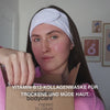 Vitamin B12 Kollagenmaske bei trockener und müder Haut — Vitamin B12 Kollagenmaske für trockene, matte Haut. Mit B12, Niacinamid, Peptiden, Kollagen und Hyaluronsäure für Feuchtigkeit und Straffung.