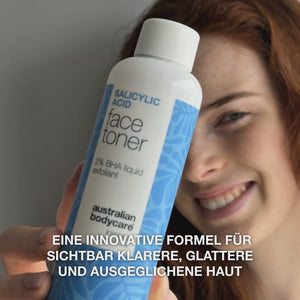 Salicylsäure-Toner gegen Pickel und große Poren — 2-in-1 Synergie: Porenreinigung & glatte Haut. AHA + BHA in einem Produkt!