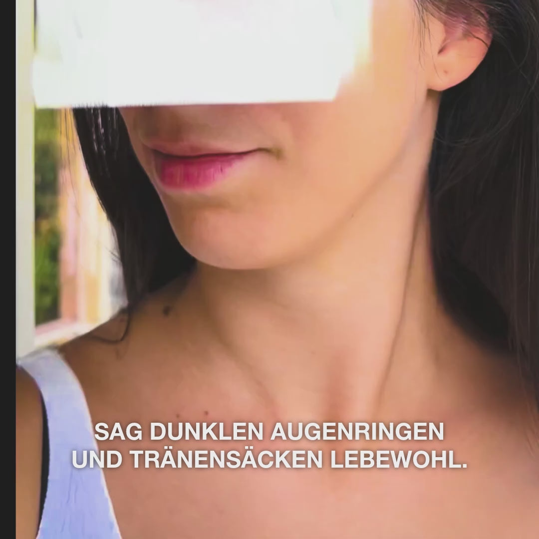 Produktvideo: B12 Vitamin Augenpads mit Kollagen gegen dunkle Ringe & Schwellungen