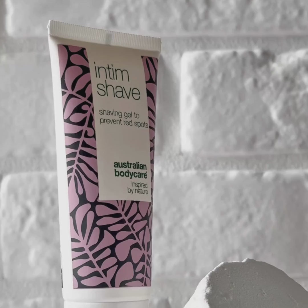 Intim-Rasiergel gegen rote Pickel – verhindert eingewachsene Haare bei der Intimrasur – Australian Bodycare