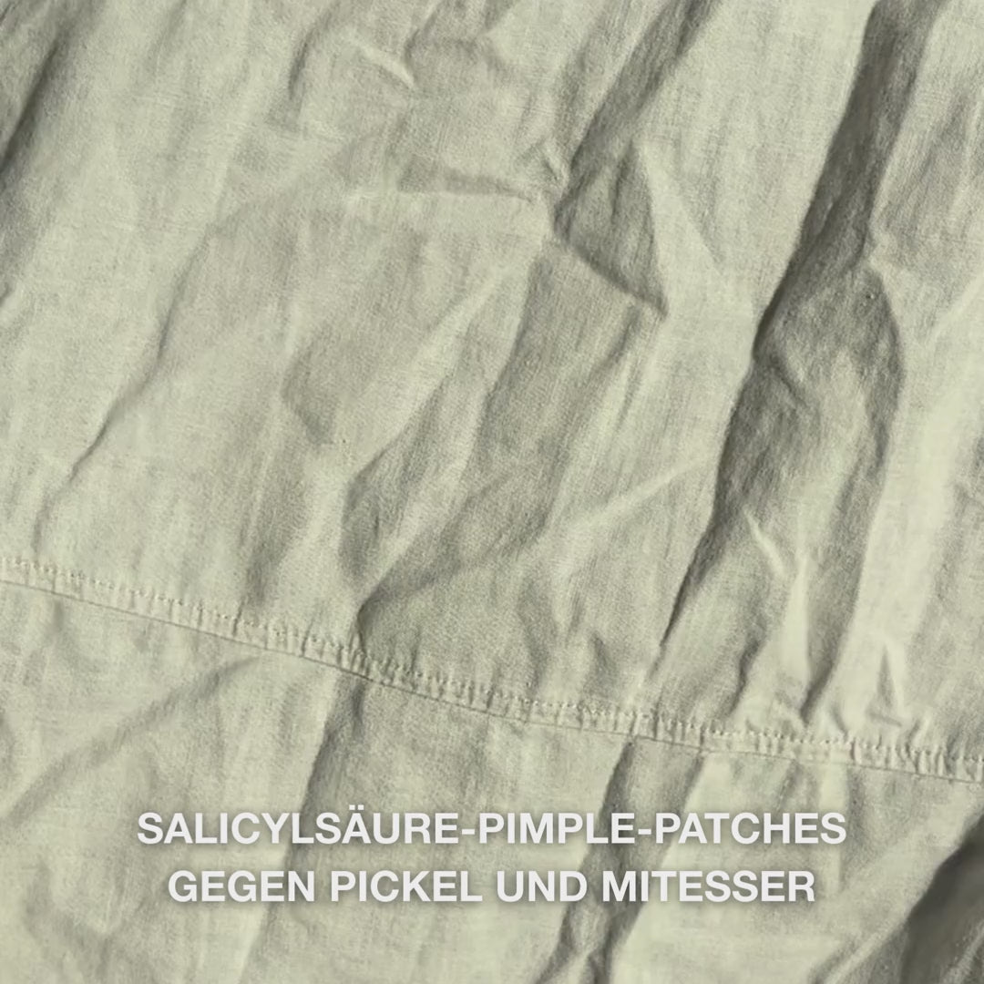 Salicylsäure Pimple Patches helfen bei unreiner, fettiger Haut und verstopften Poren. Enthält Salicylsäure, grüner Tee und Hyaluronsäure.