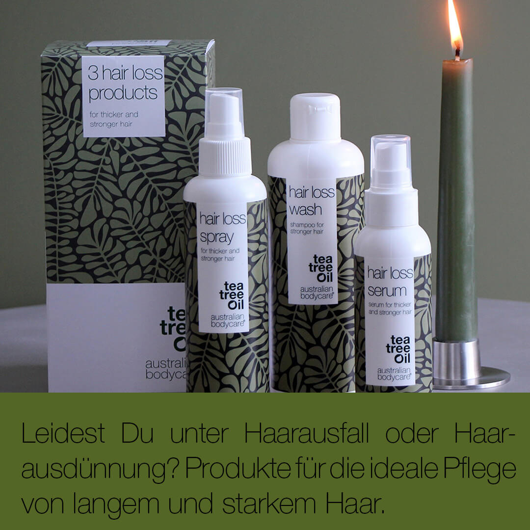 Haarausfall 3er Set — 3 Produkte für gesundes, starkes und langes Haar