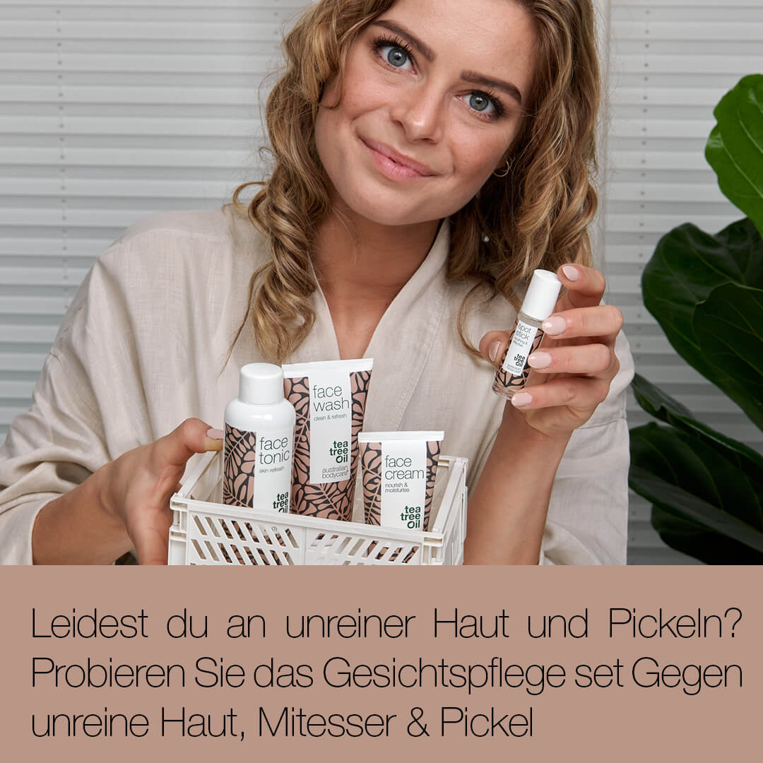 4er Anti Pickel Set für unreine Haut — Gegen Mitesser & Pickel im Gesicht und am hals | Bei roten Flecken und fettiger Haut